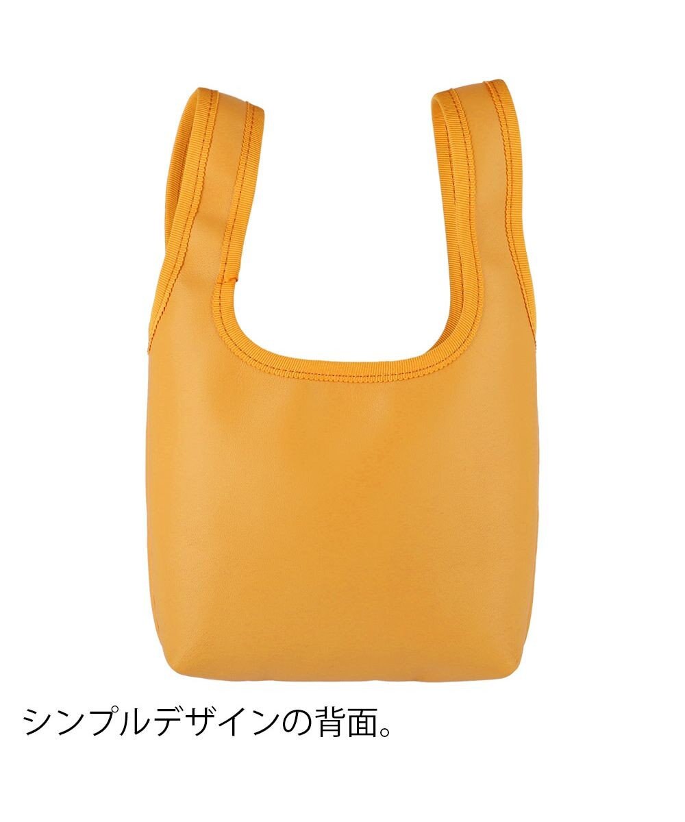 tsumori chisato CARRY リバーシブルラム レジレザーバッグ ハンドバッグ 手提げバッグ Sサイズ 