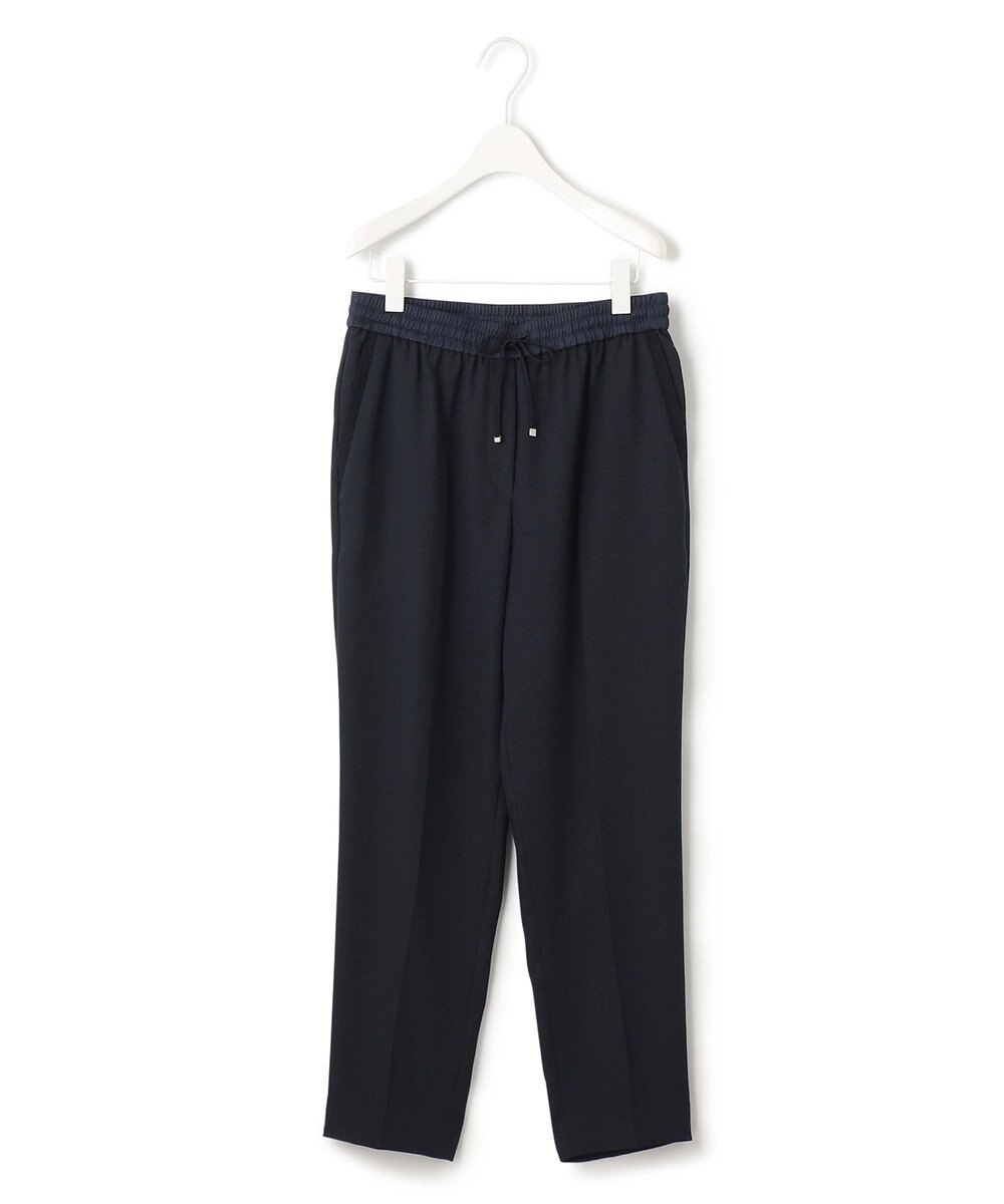 ICB 【接触冷感・UVケア・速乾・洗える】FluidBackSatin ドロストパンツ 