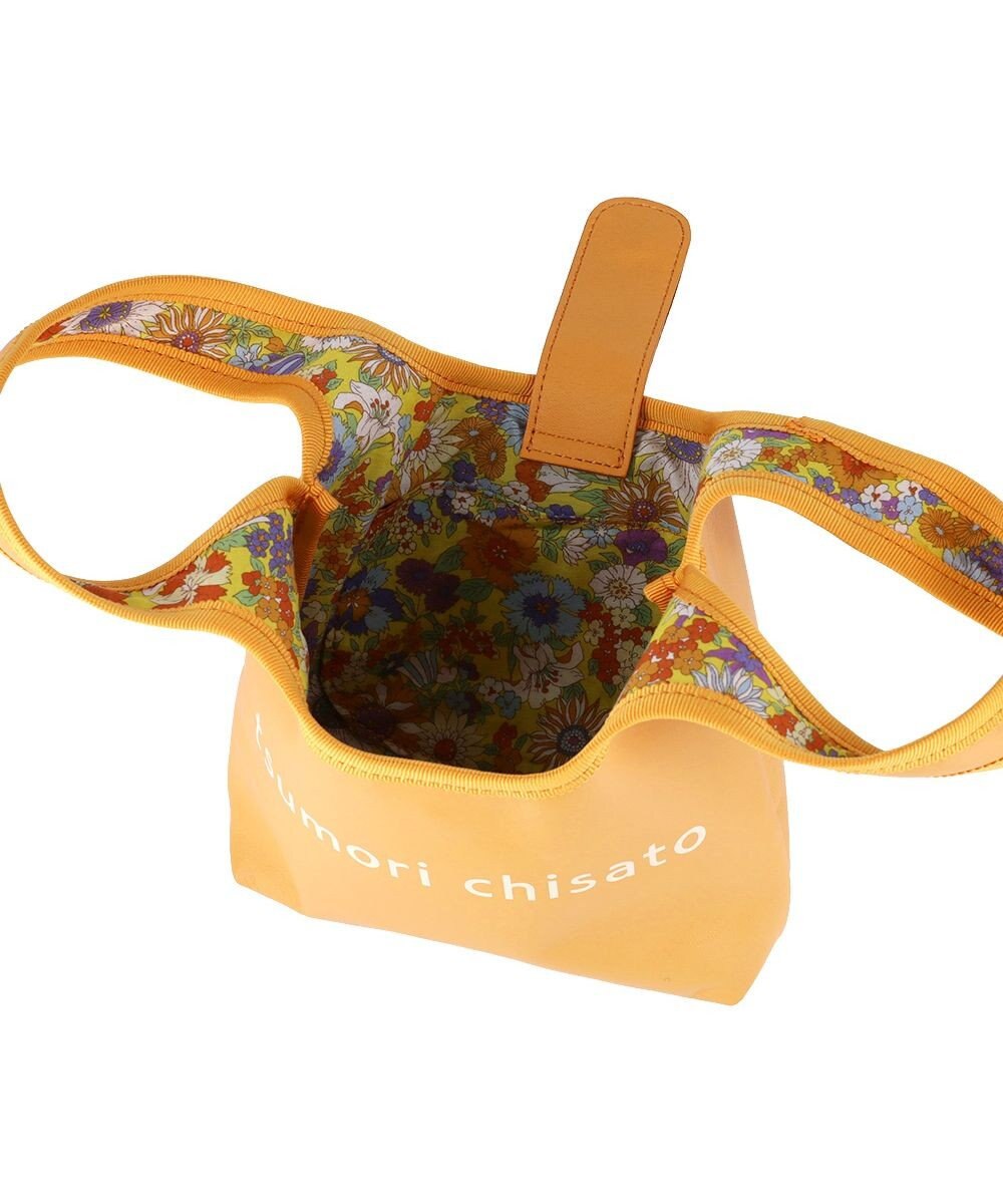 tsumori chisato CARRY リバーシブルラム レジレザーバッグ ハンドバッグ 手提げバッグ Sサイズ 