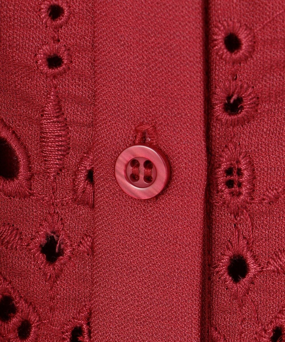 ANY SIS S 【洗える】カットワークエンブロイダリー ブラウス 