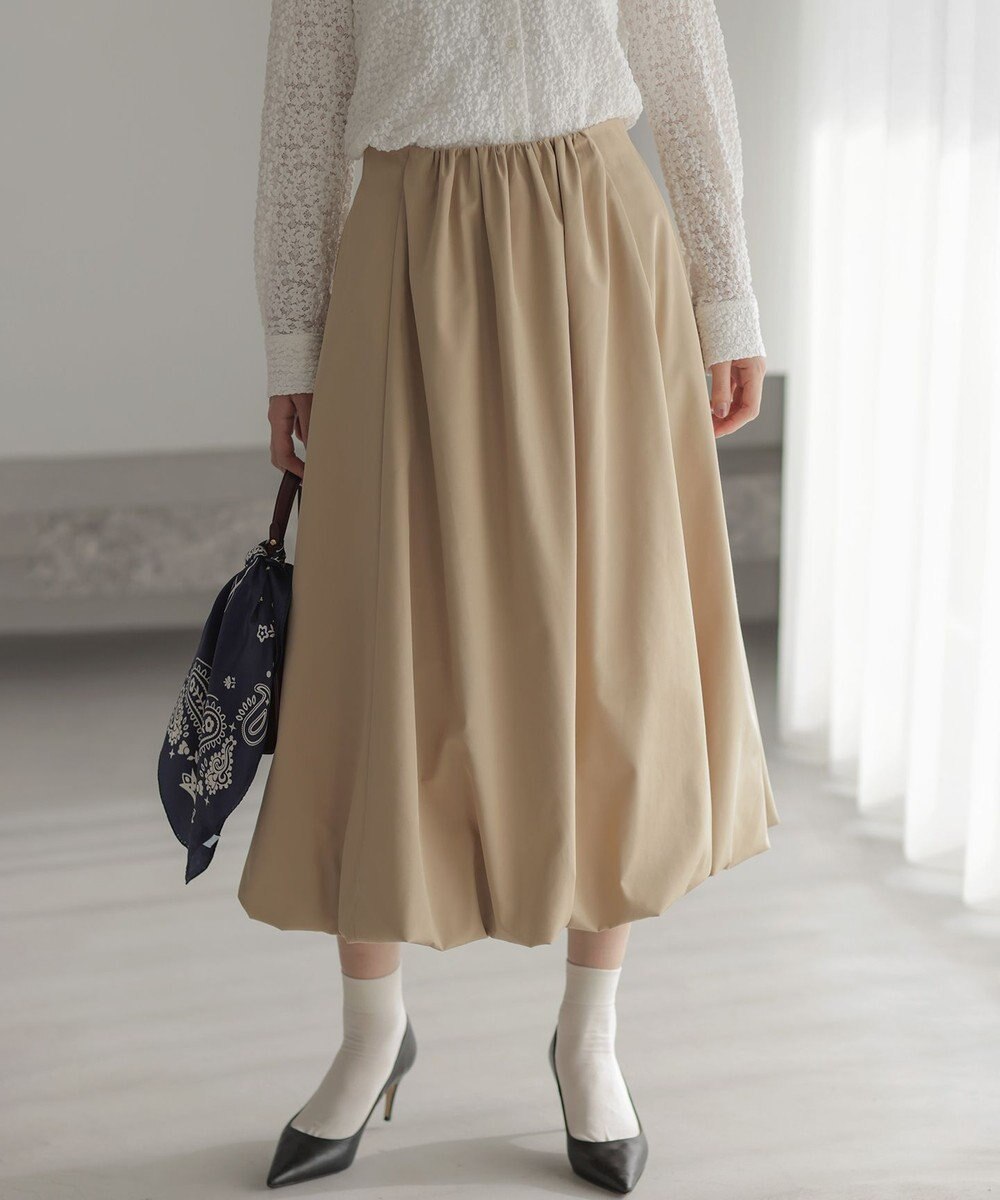組曲 L ソフトクロスバルーン スカート 