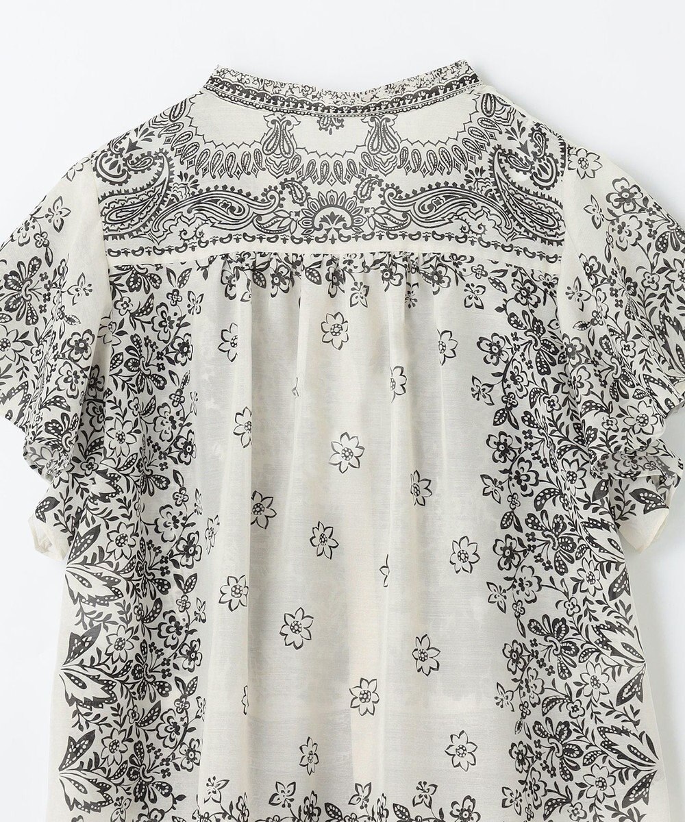 GRACE CONTINENTAL バンダナフレアスリーブブラウス 