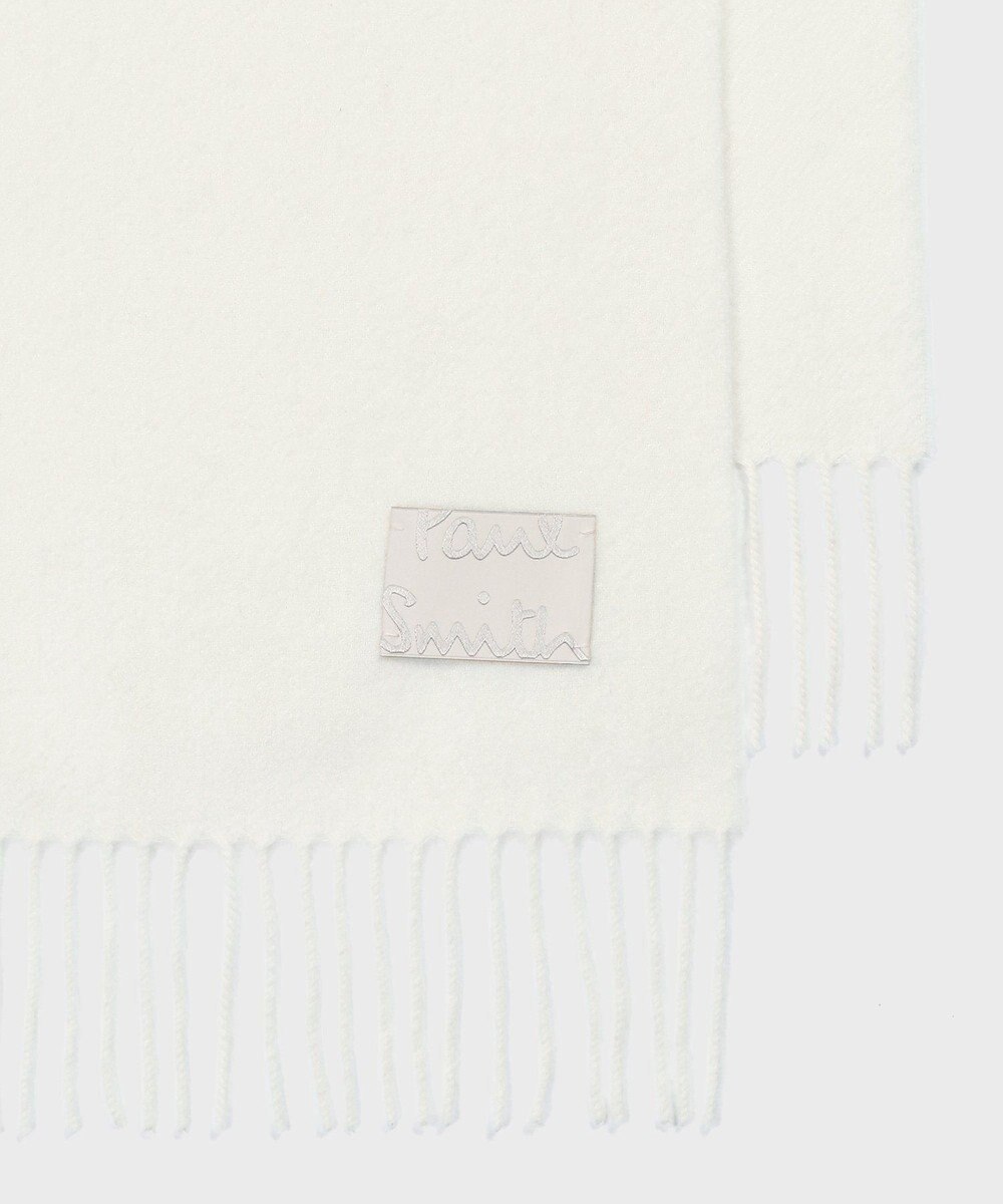 Paul Smith Cropped Logo カシミヤブレンド マフラー 