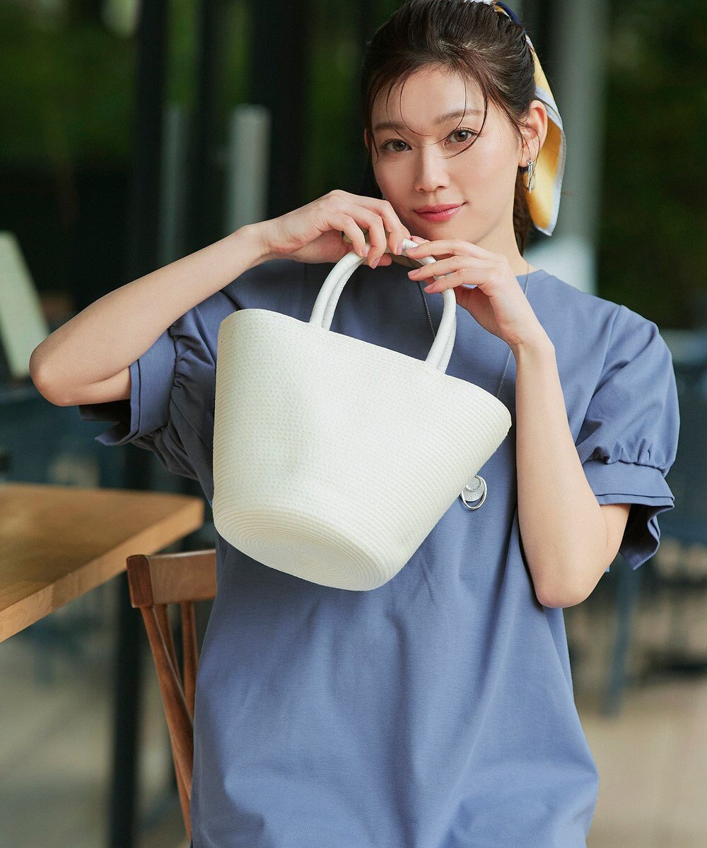 Tiaclasse 【UVケア・接触冷感】“あまラク” ボリュームパフスリーブカットソーチュニック 