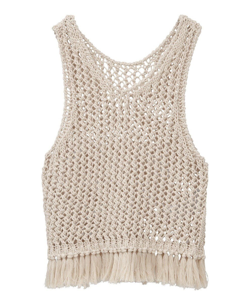 AMERICAN HOLIC 【前後2WAY】フリンジショートベスト 