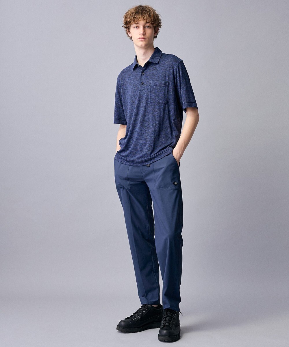 JOSEPH ABBOUD MOUNTAIN 【2WAYストレッチ/ECO撥水性】2WAYストレッチジャガードパンツ 