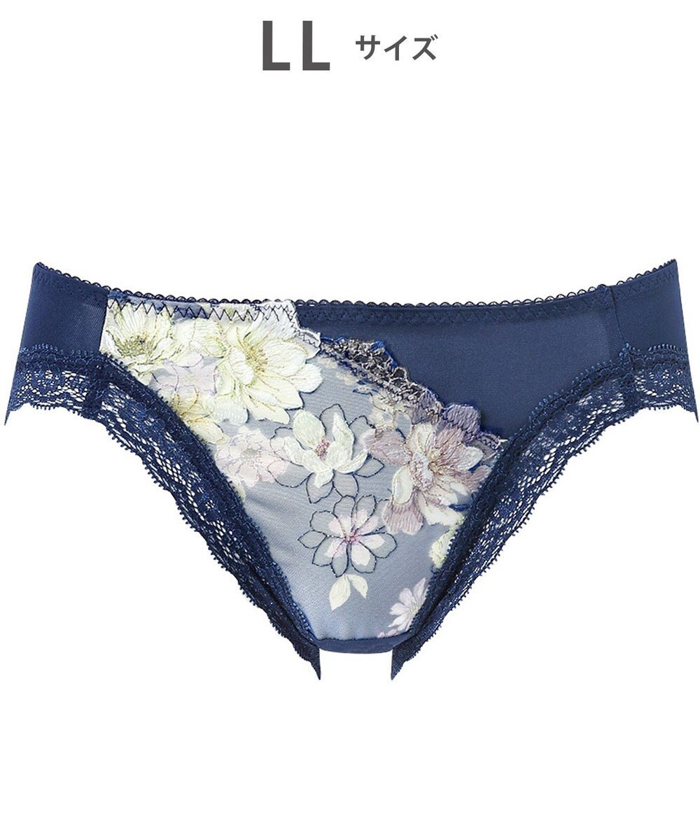 WACOAL ショーツ 【リボンブラ 脇すっきり】 BXB443とペア はきこみ丈あさめ やわらかく伸びる(バック) レディース PXB143 /ワコール 