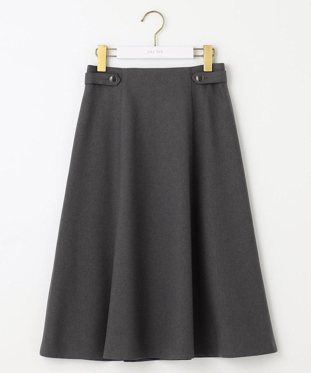 ANY SIS 【AIコラボ】サイドボタンフレア スカート 