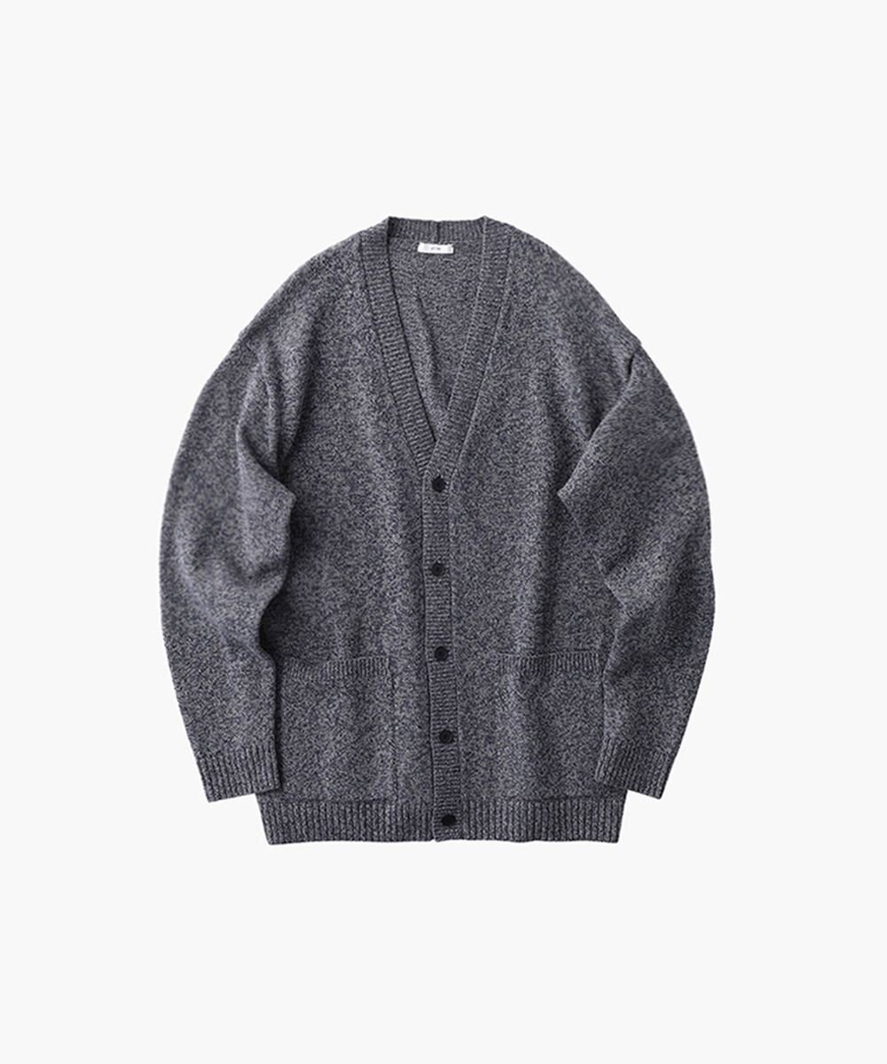 WOOL MOULINE | オーバーサイズカーディガン - UNISEX / ATON