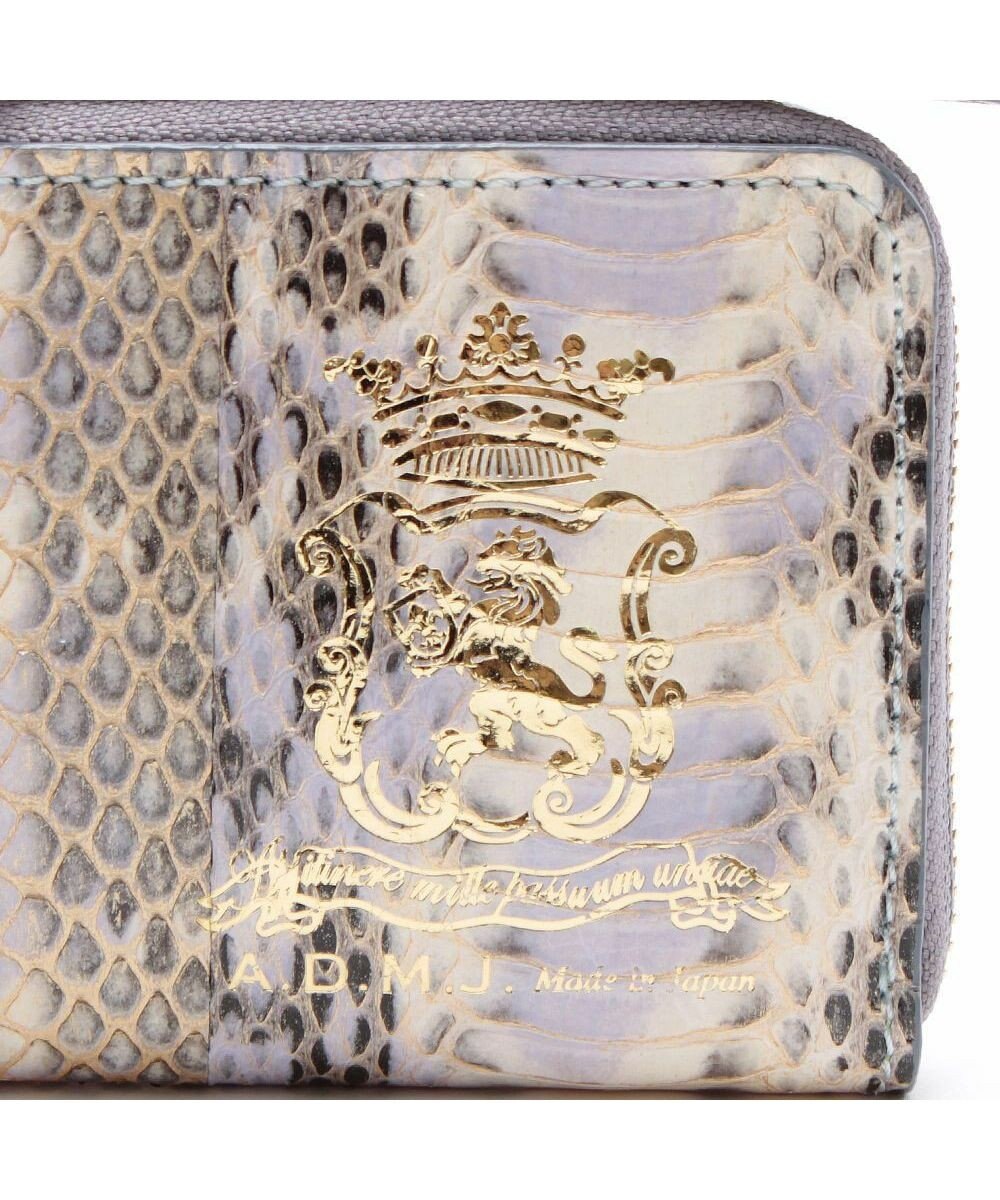 A.D.M.J. 【スネークレザー】スモールウォレット 