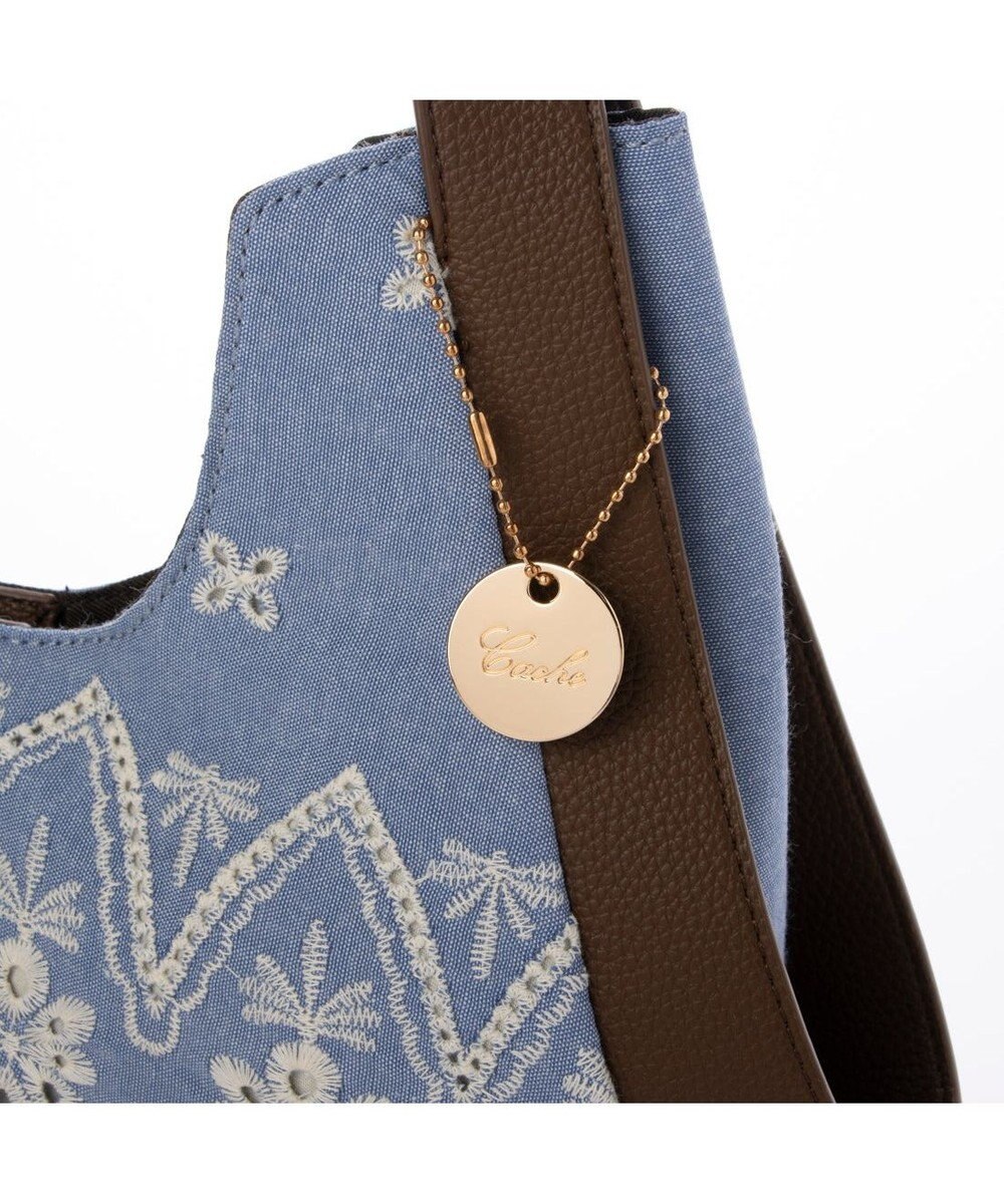 UNBILLION カシュカシュ cachecache / 刺繍生地トートバッグ 