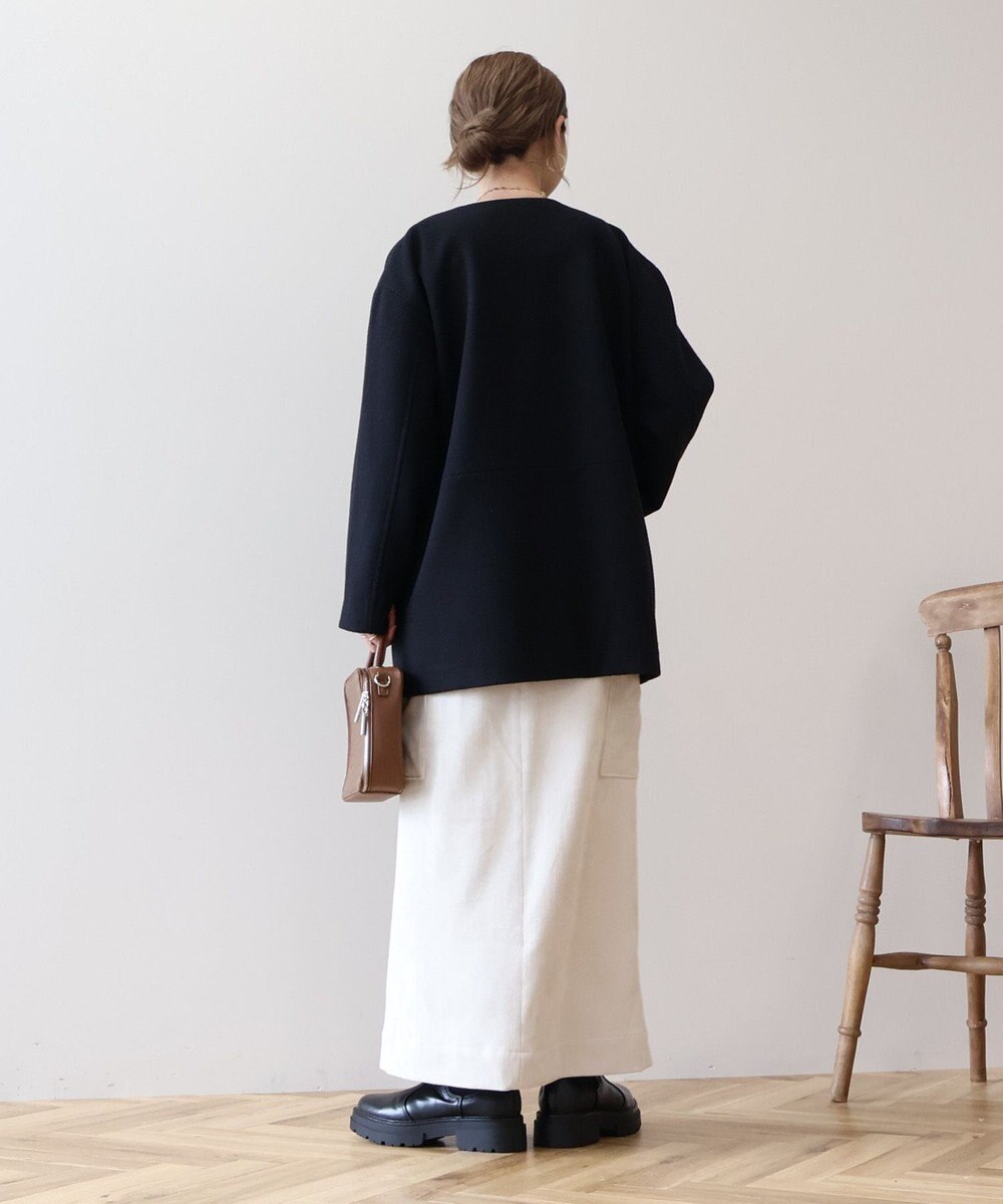 AMERICAN HOLIC リサイクル中空糸ノーカラーコート 