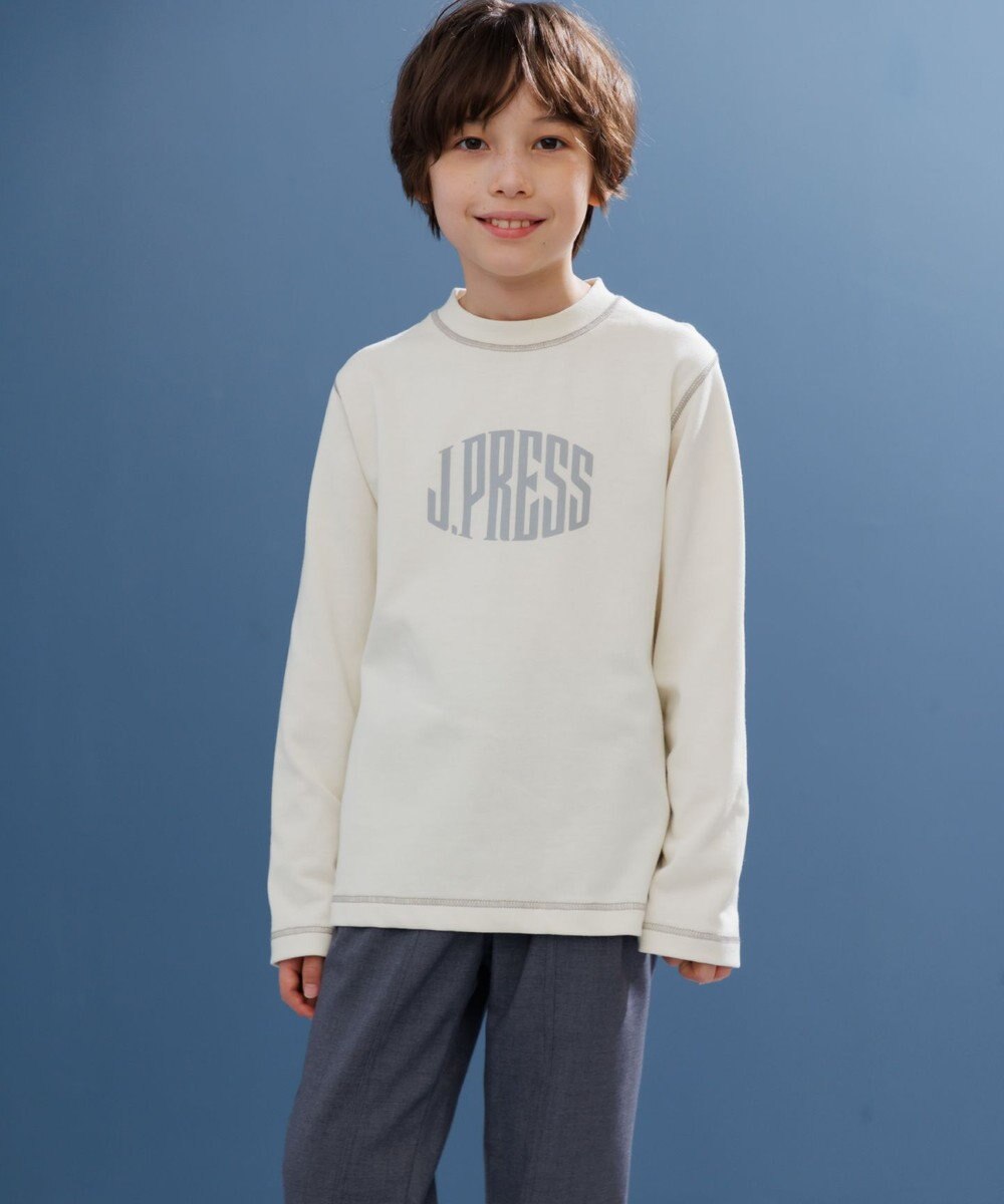 J.PRESS KIDS 【140-170cm】20/2 天竺ロゴ カットソー 