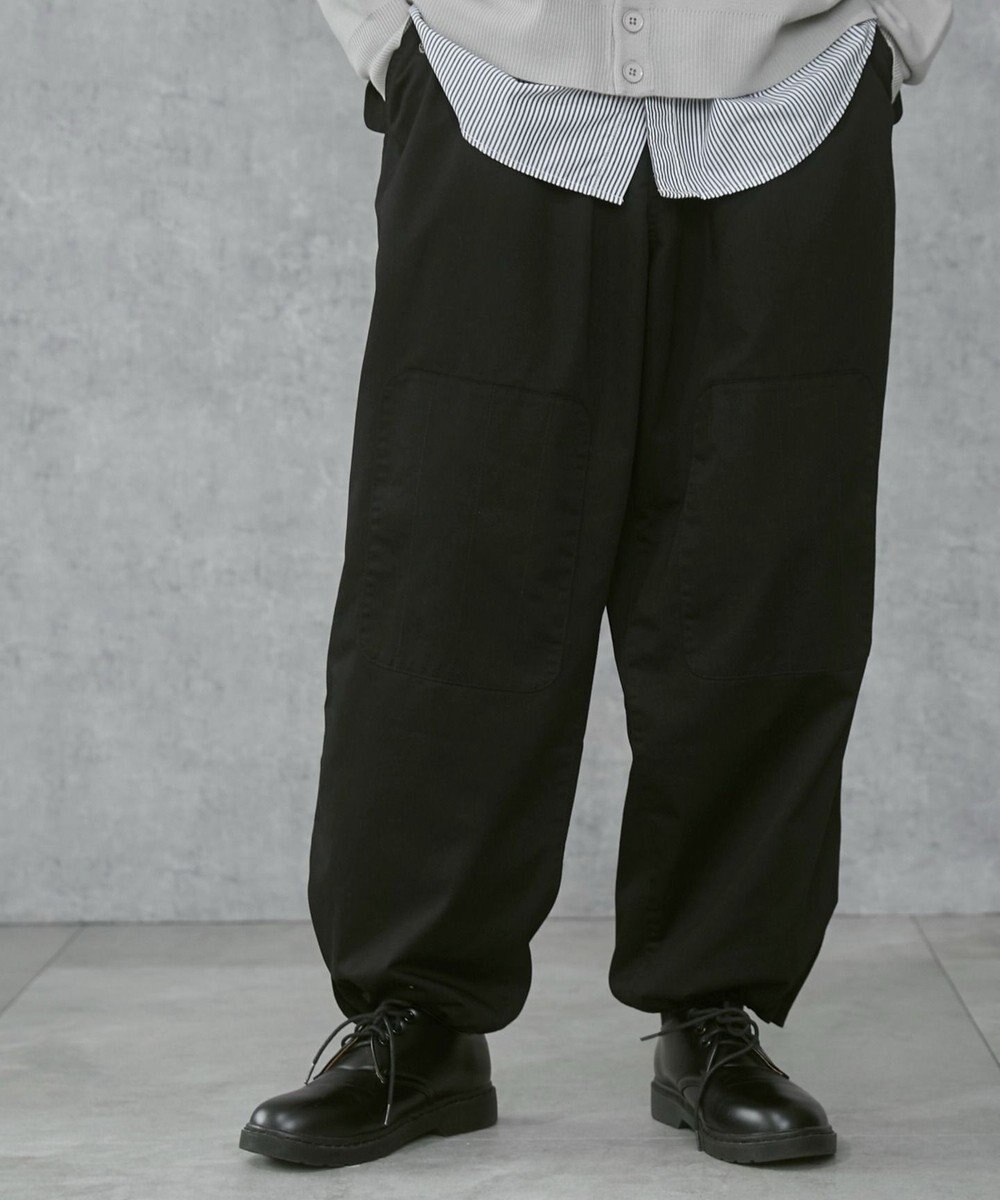 WEGO 【ウエストゴム/ユニセックス着用ITEM】サイドスリットコンバットパンツ 