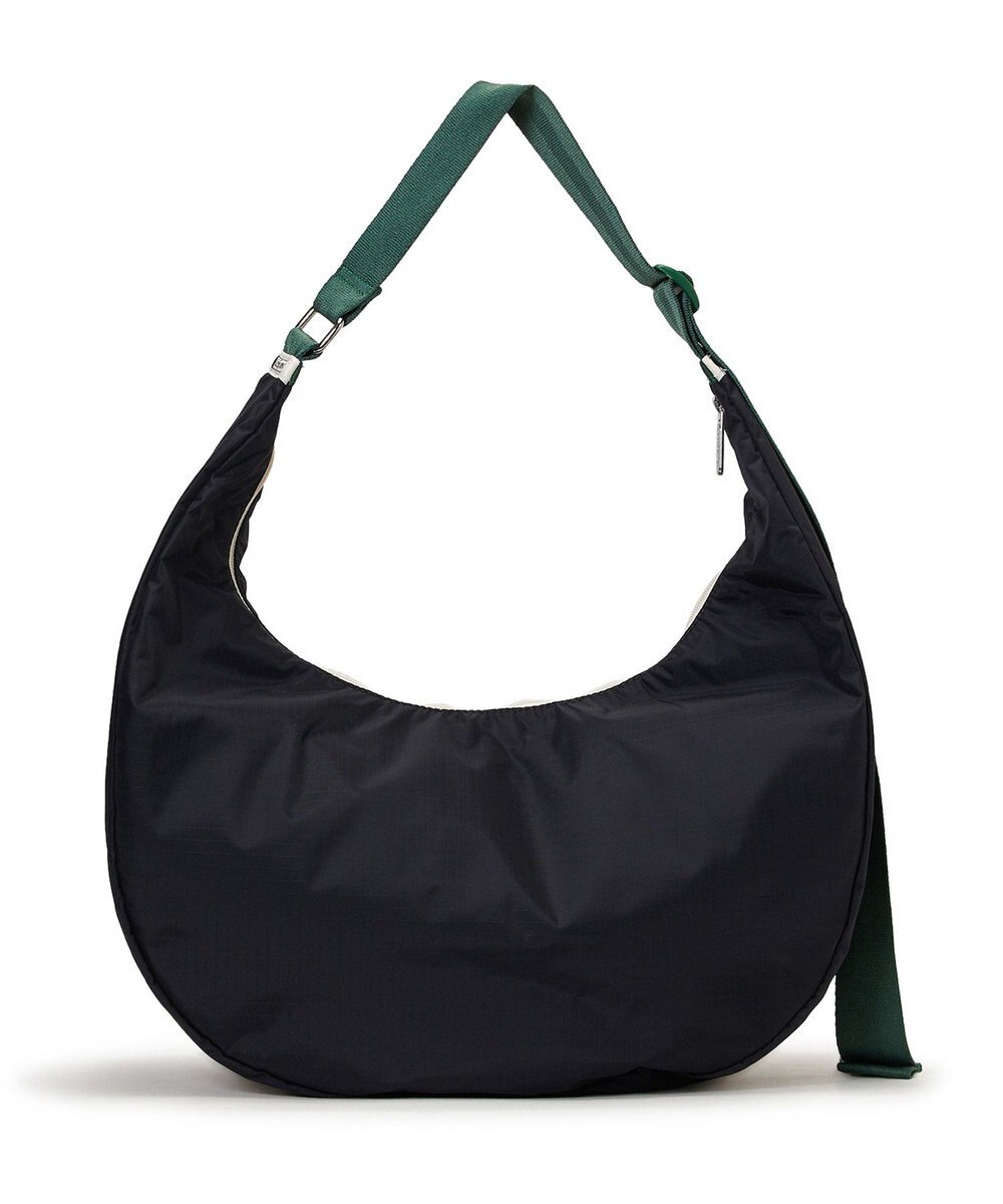 LeSportsac LG HAMMOCK ADJ BAG/ディープシー/ボトルグリーンウェビング 