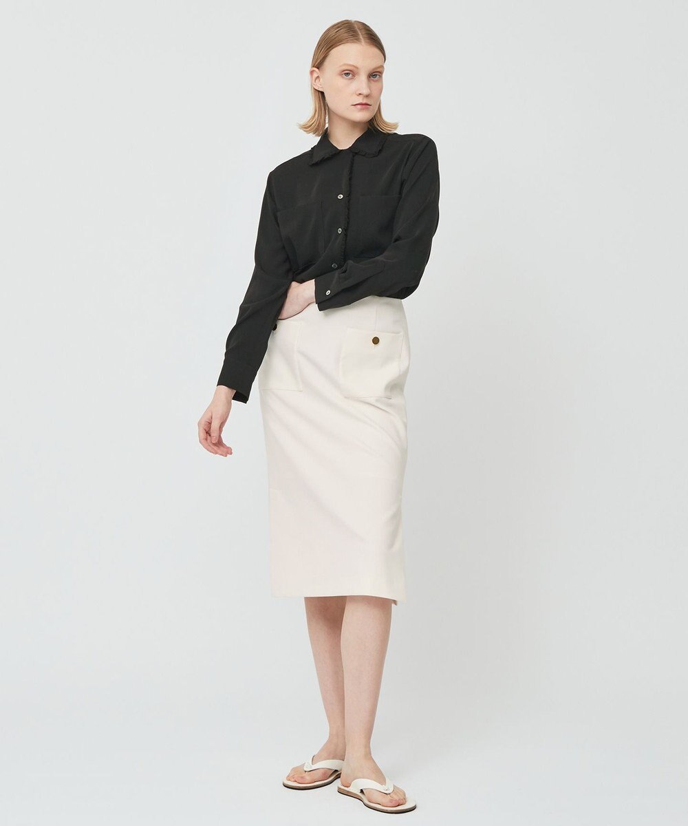 BEIGE， DANDELION / ギャザーフリルブラウス 