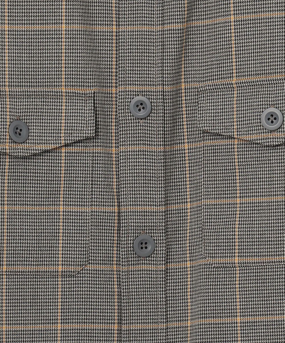 J.PRESS YORK STREET 【UNISEX】チェックストレッチCPOジャケット 