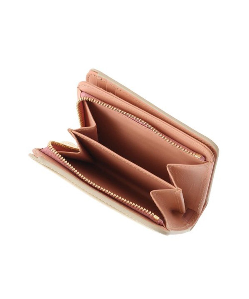 genten フラッターカットワーク 二つ折り財布 