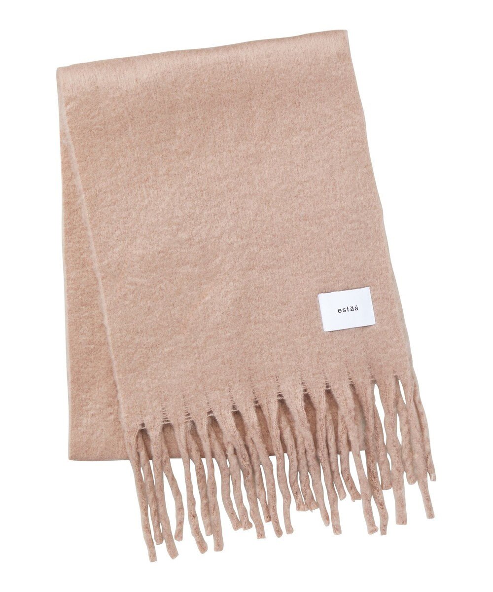 MOONBAT 【美人百花2月号/CanCam/andGIRL掲載】洗える ボリュームマフラー ソフトプレーン 幅40cm 