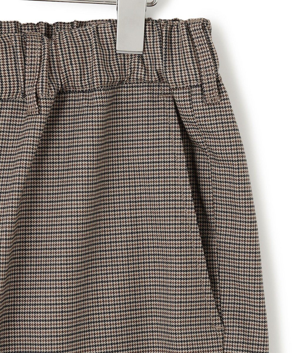 J.PRESS YORK STREET 【UNISEX】クラシックチェック ワイドバギーパンツ 