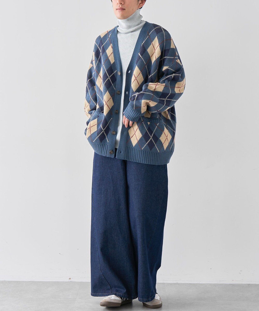 CRAFT STANDARD BOUTIQUE アーガイル柄カーディガン 