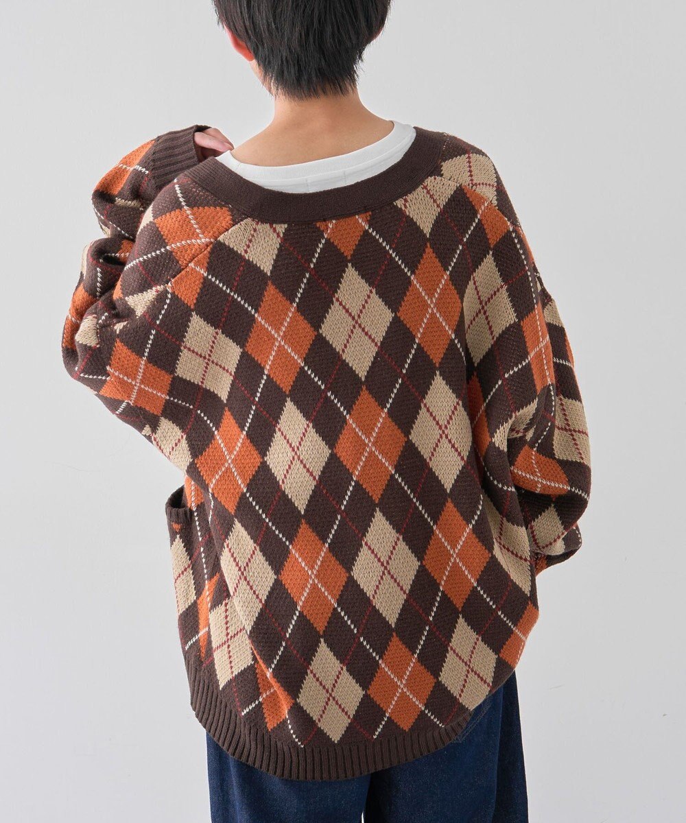 CRAFT STANDARD BOUTIQUE アーガイル柄カーディガン 