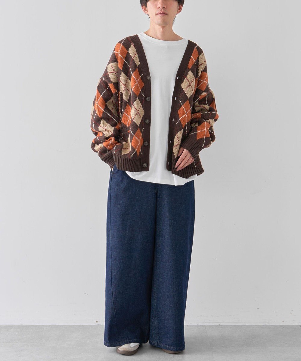 CRAFT STANDARD BOUTIQUE アーガイル柄カーディガン 