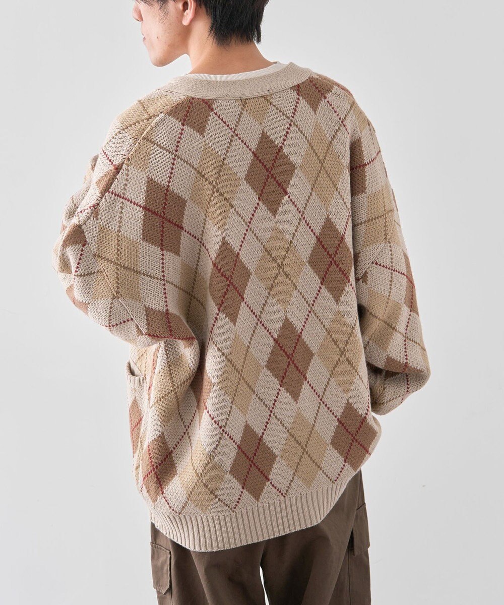 CRAFT STANDARD BOUTIQUE アーガイル柄カーディガン 