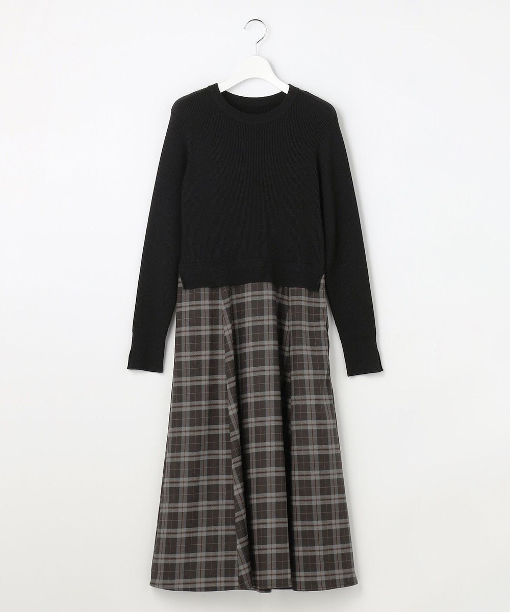 ANY SIS S ドッキングニット ワンピース 