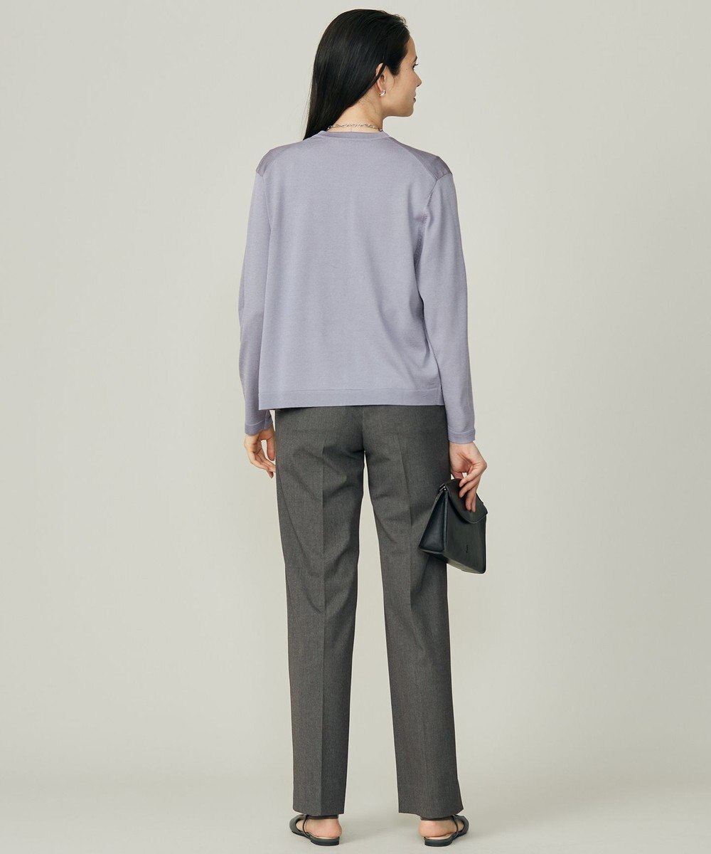 自由区 L 【アンサンブル対応】アセテートコットン カーディガン 