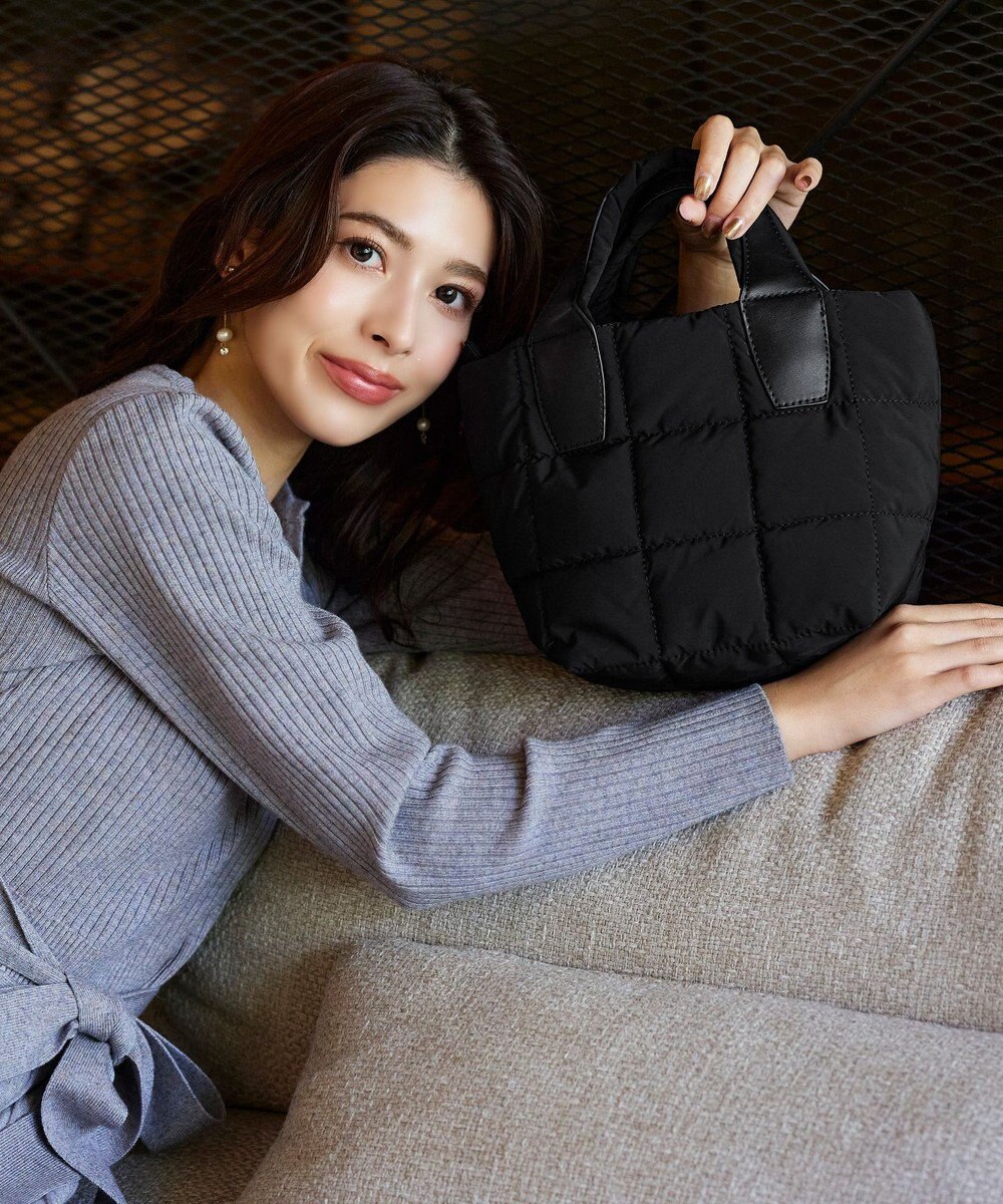 Tiaclasse 【2WAY】キルティングトートバッグ 