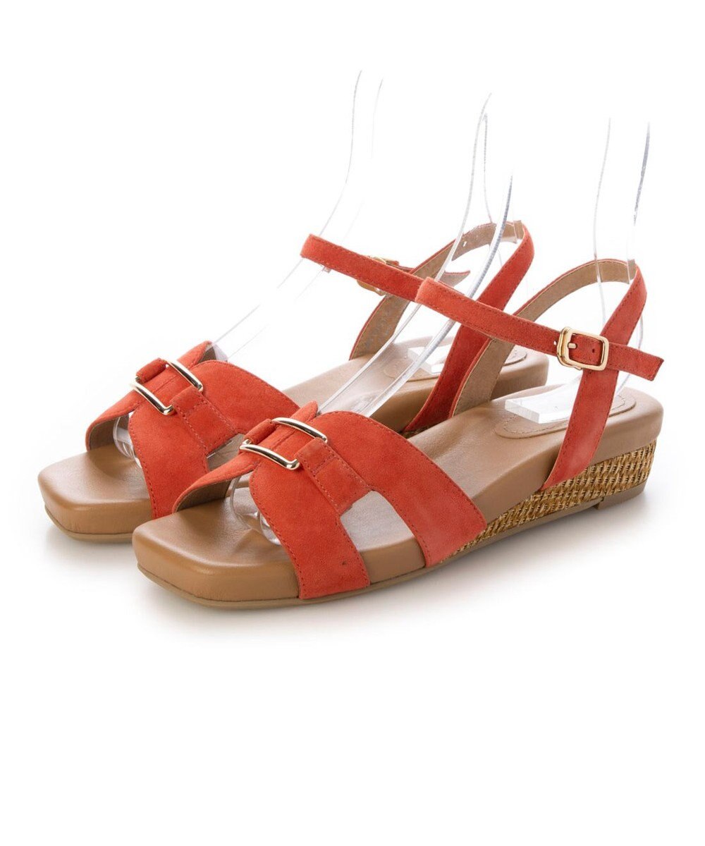 ing <ing>ローヒールウエッジサンダル 