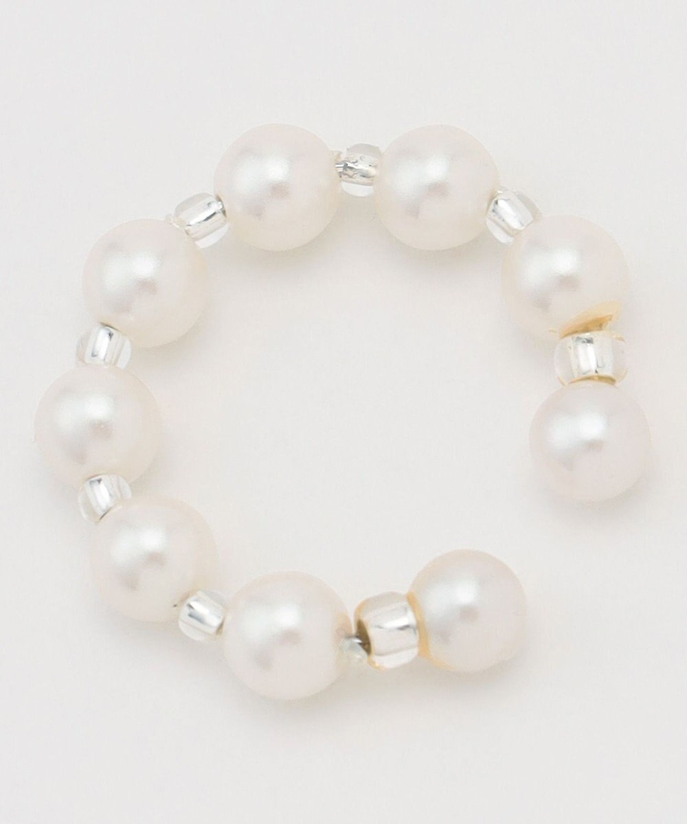 J.PRESS LADIES 【WEB限定・2way・2set】パール イヤカフ リング 