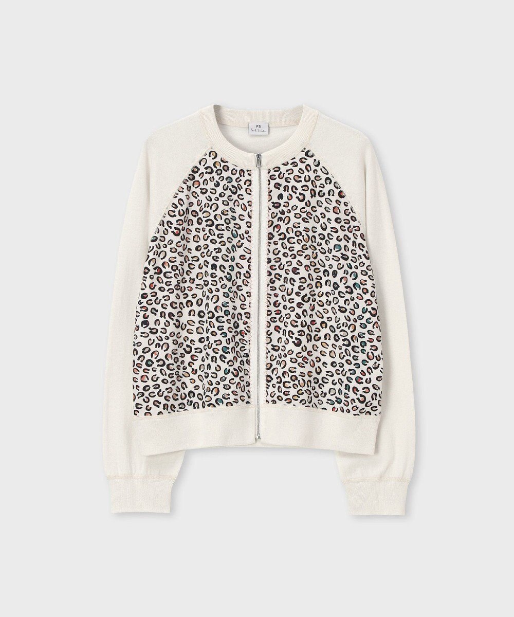 Paul Smith Horseshoe Leopardジップアップ ニット 