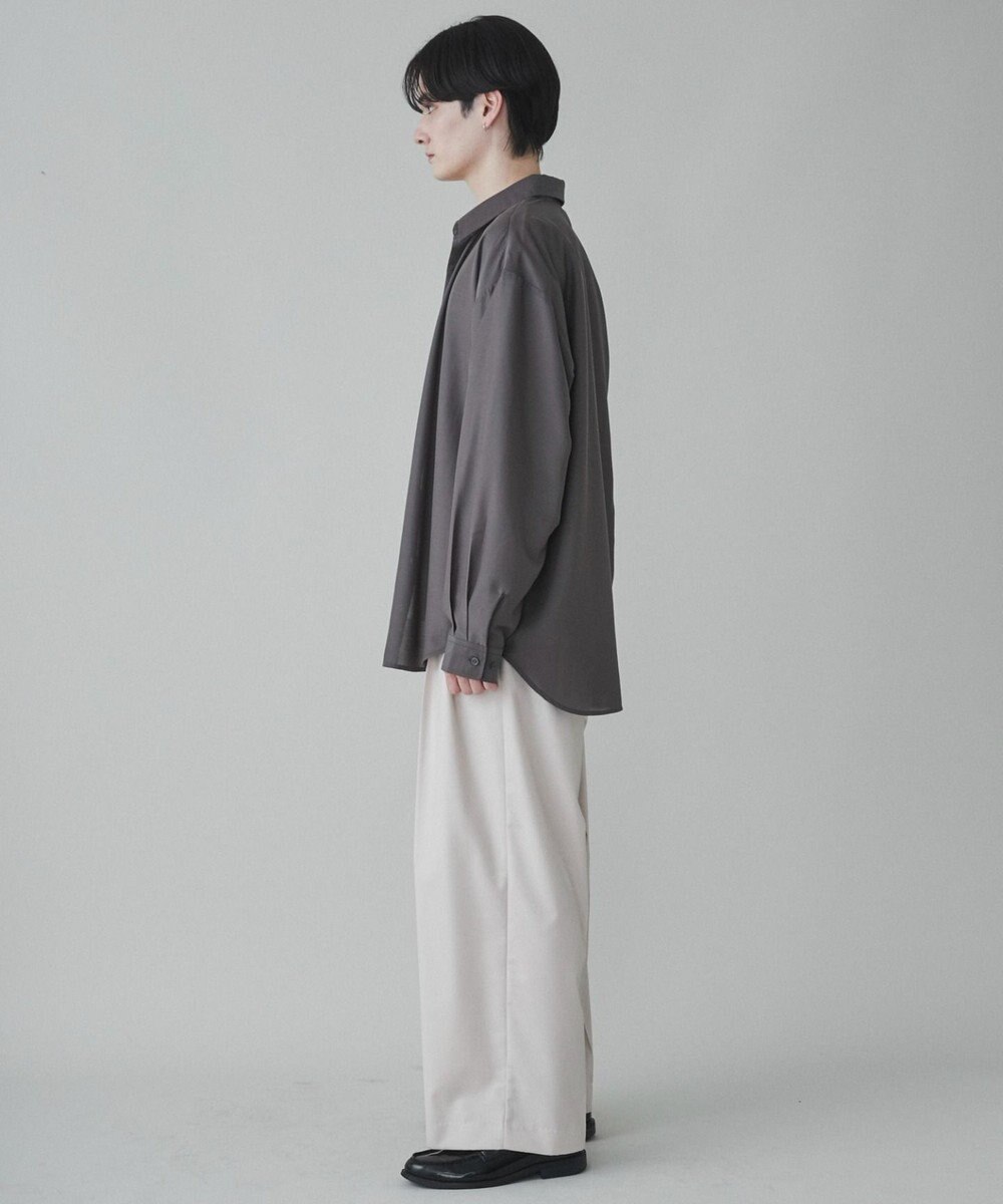 WEGO 【ユニセックス着用ITEM/SMLサイズ展開/冷房対策/紫外線対策】シアーBIGシャツ 