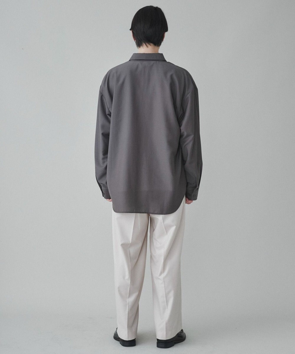 WEGO 【ユニセックス着用ITEM/SMLサイズ展開/冷房対策/紫外線対策】シアーBIGシャツ 