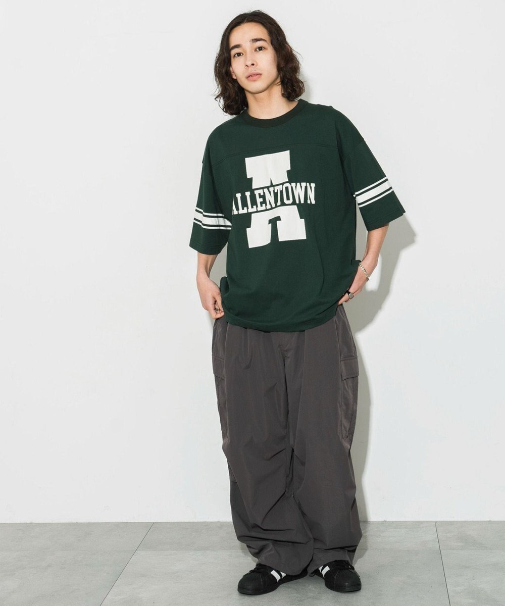 WEGO 【ユニセックス着用ITEM/手洗い可/MLサイズ】フットボールBIG　T（S） 