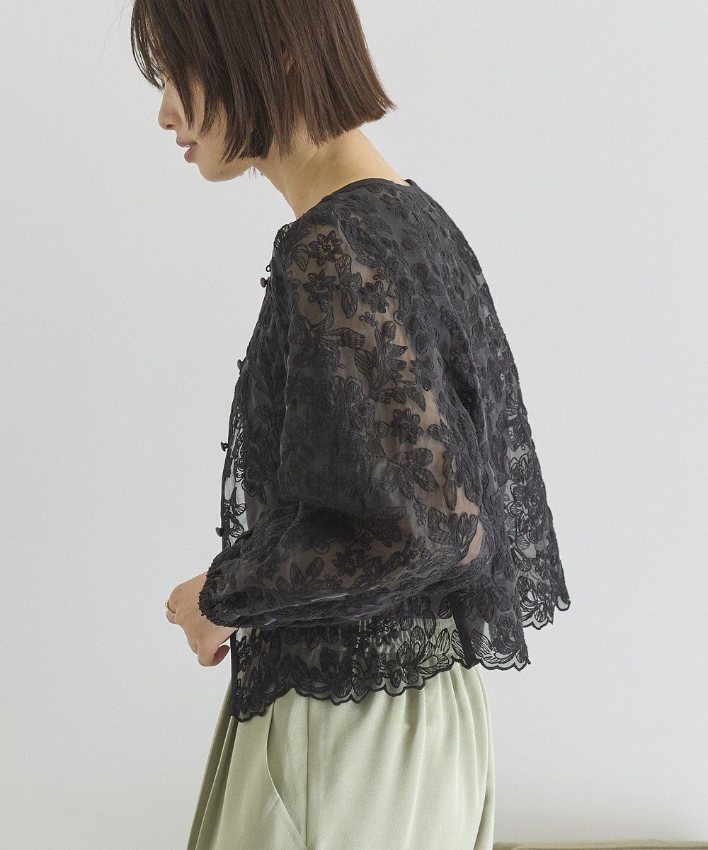 AMERICAN HOLIC 【前後2WAY】シアーレースブラウス 