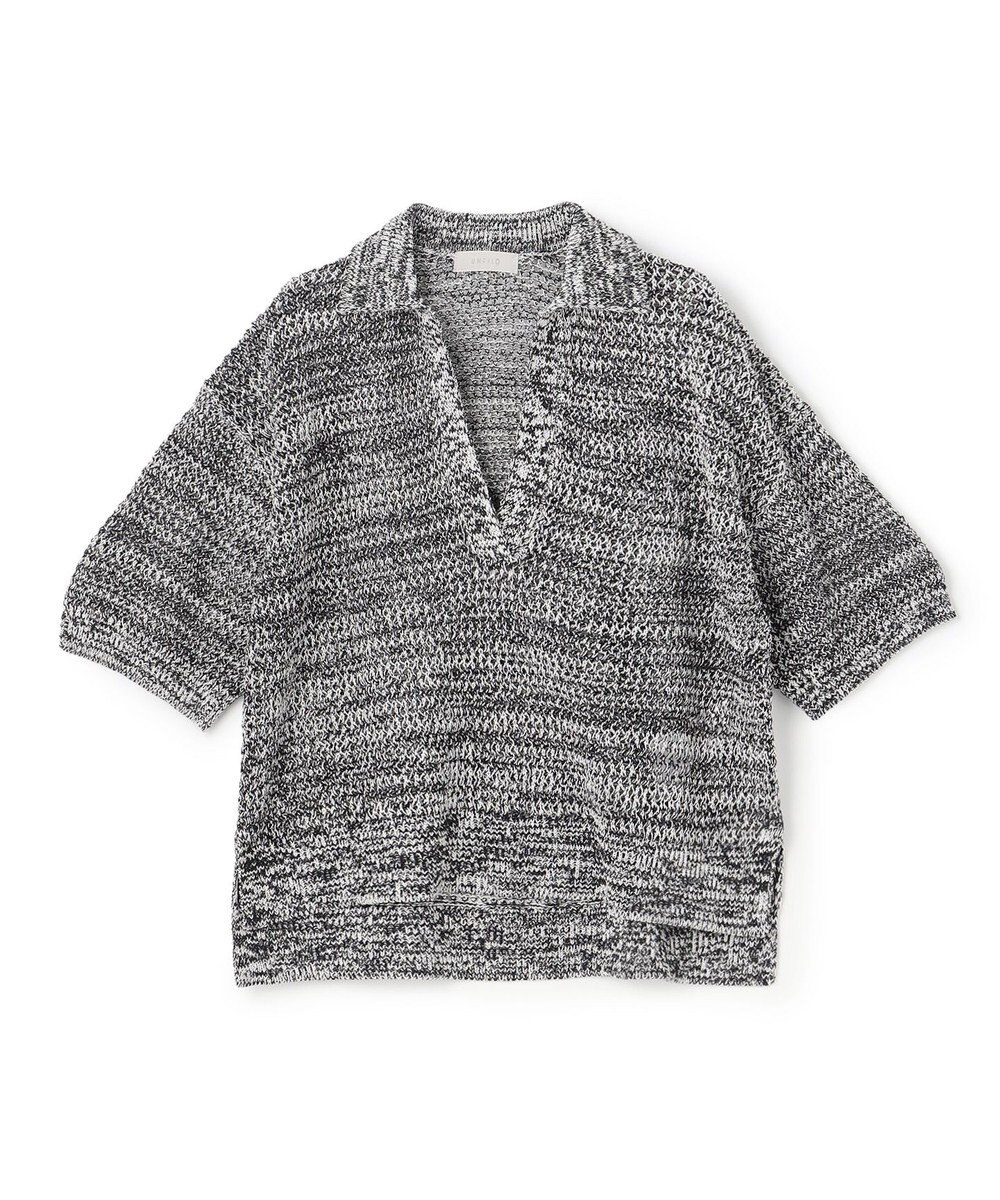 UNFILO リネンペーパー メッシュニット スキッパー 