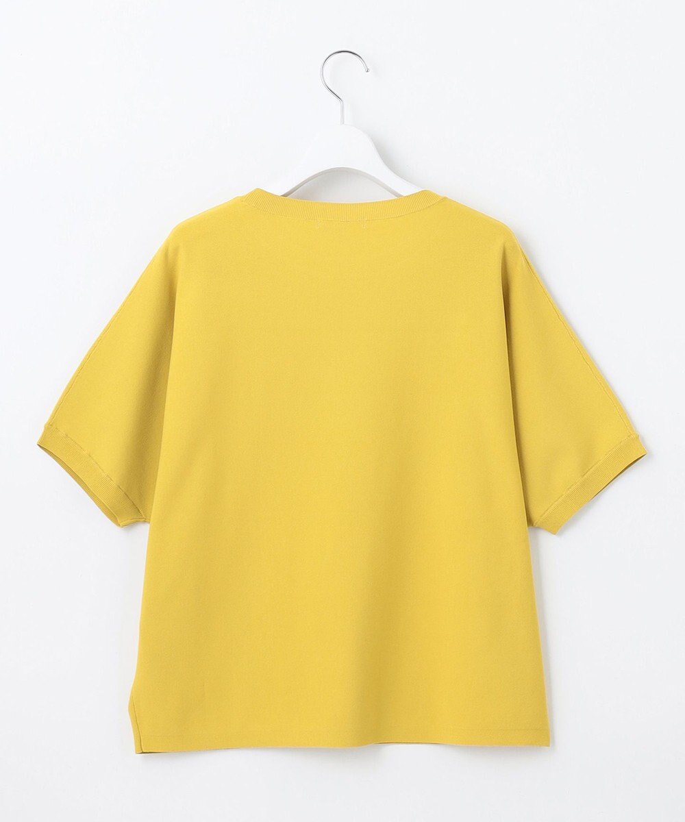 自由区 【WEB限定カラーあり・接触冷感・UVカット】クレープストレッチドルマン ニット 