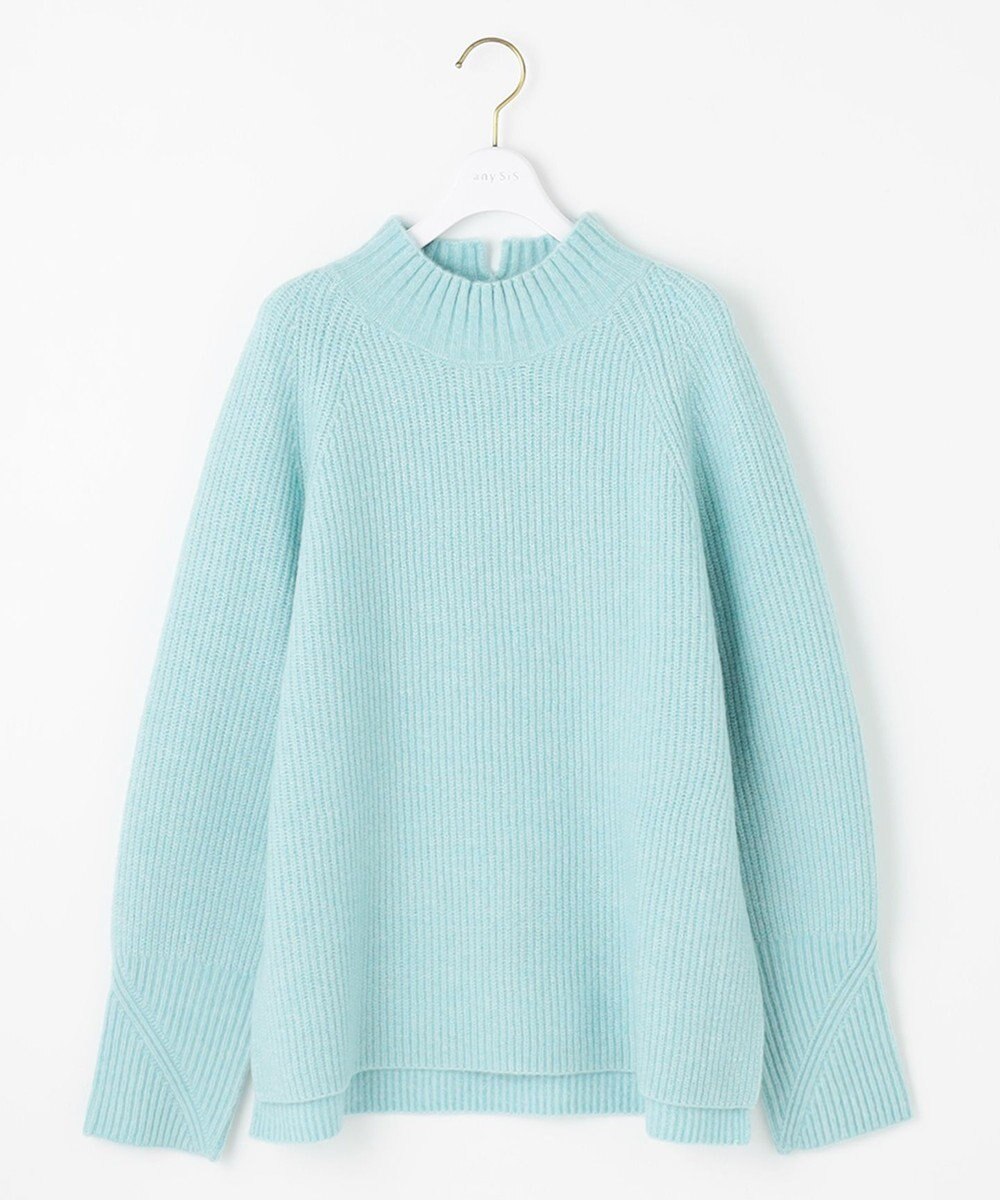 ANY SIS L ハイネックAir ニット 