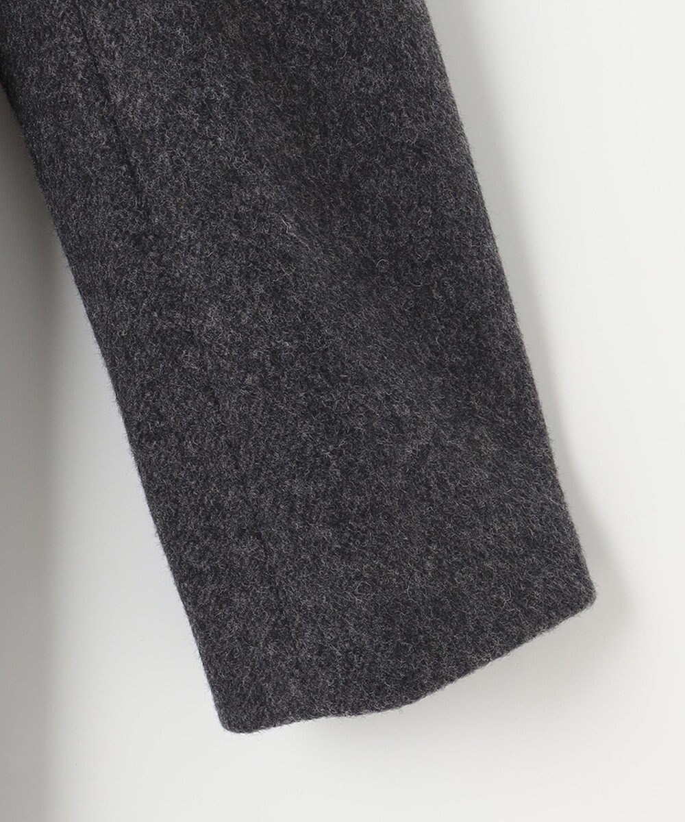 J.PRESS LADIES L ショートビーバー ステンカラーコート 