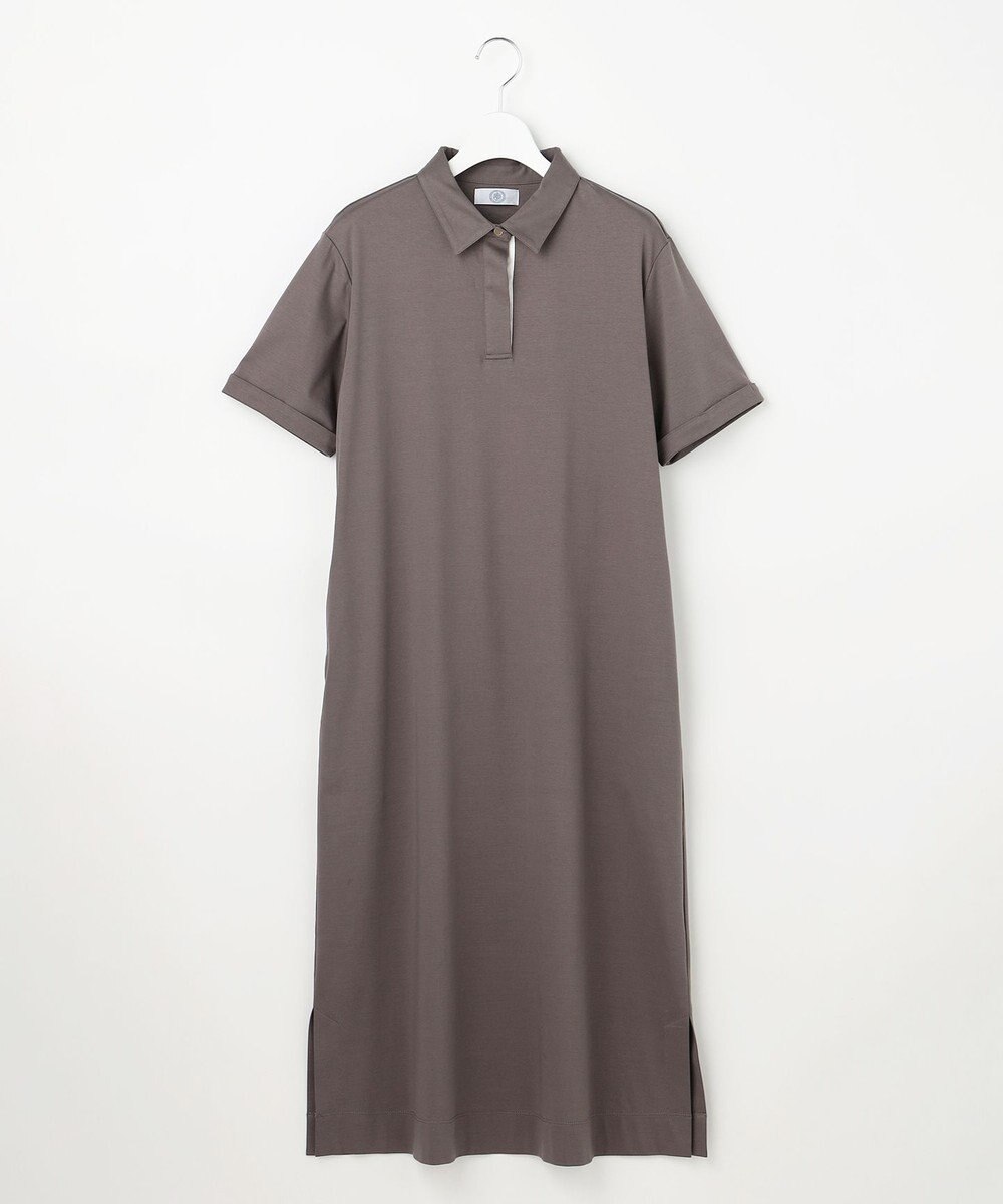 J.PRESS LADIES S 【WEB限定】コットンスムース ポロワンピース 