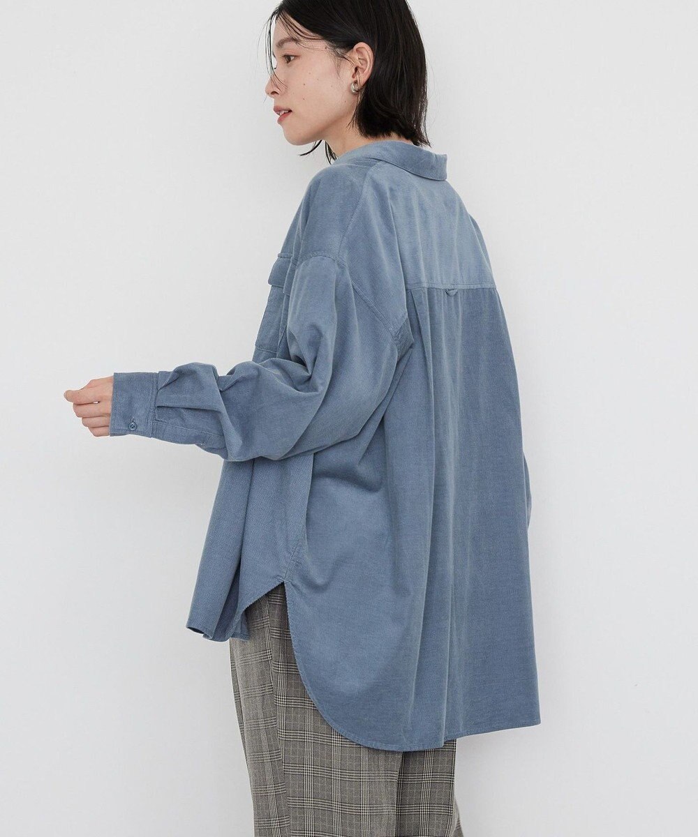 AMERICAN HOLIC Ｗポケットコーデュロイシャツ 