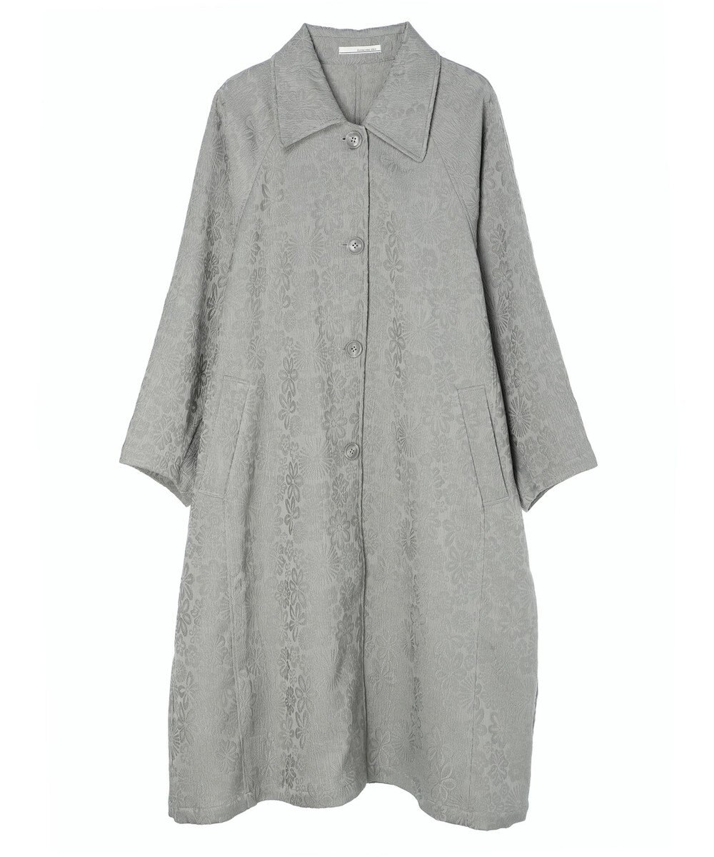 Green Parks ・ＥＬＥＮＣＡＲＥ　ＤＵＥ　ジャカードステンカラーコート 