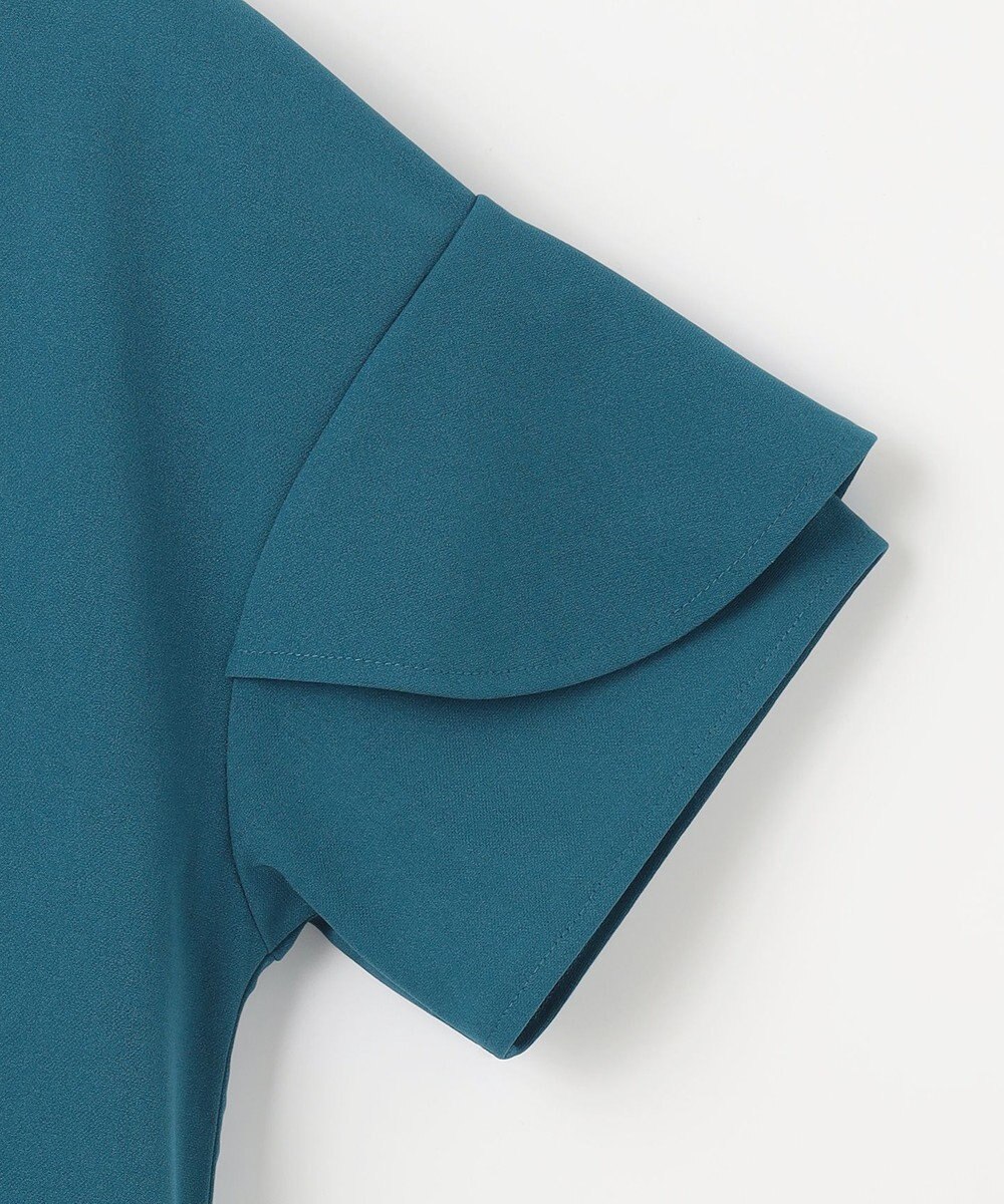 ANY SIS L 【前後着用・UVケア・洗える】2WAYジョーゼットジャージーフリル カットソー 