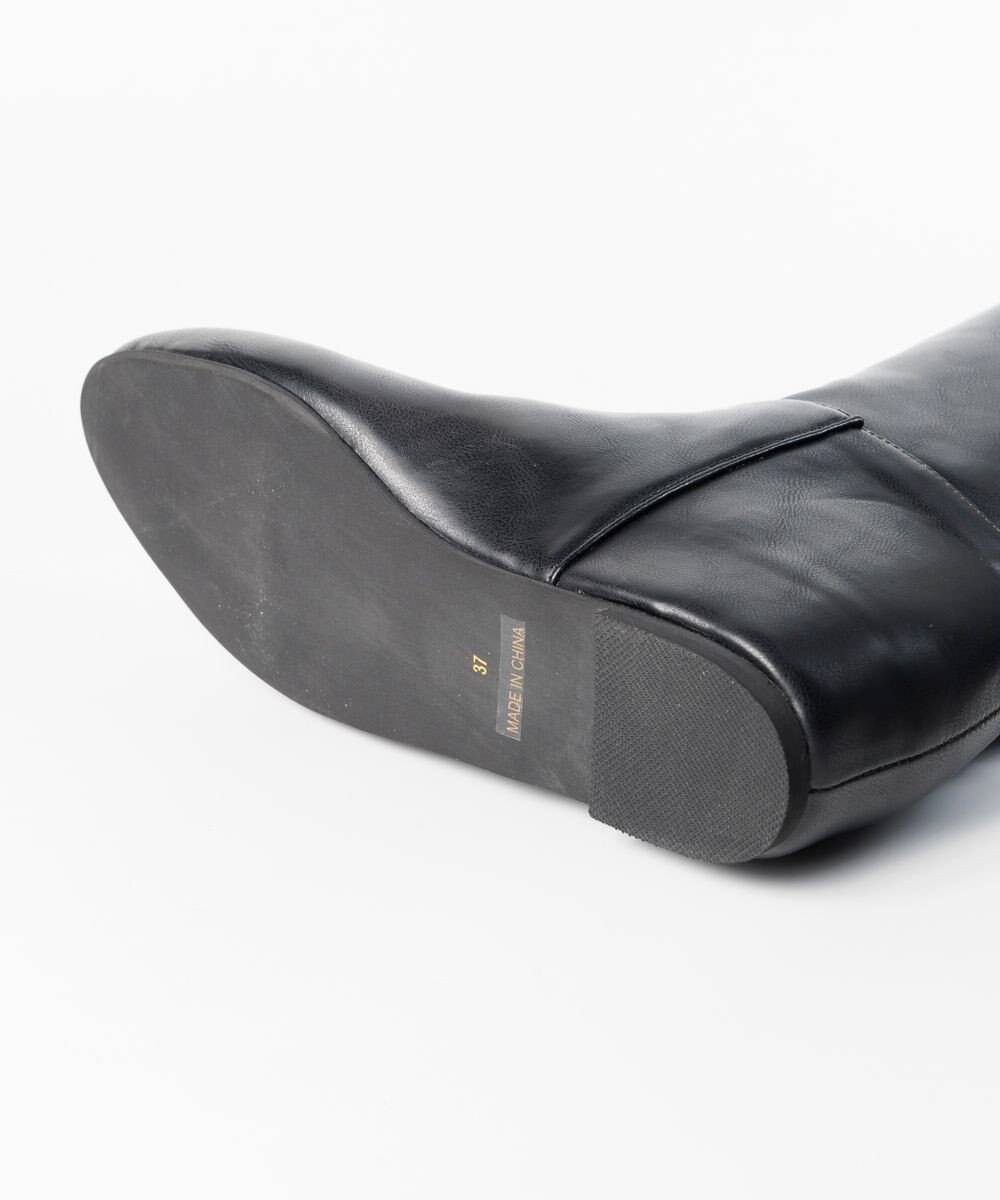 BONTRE 【MIONOTIS/ミオノティス】バックファスナーインヒールロングブーツ/40812 