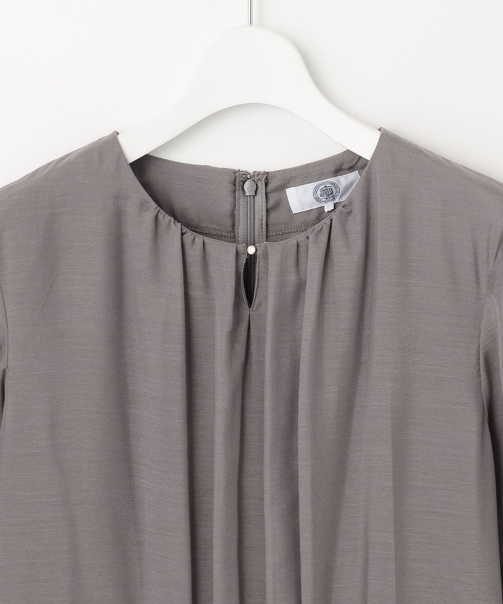 J.PRESS LADIES L 【WEB限定カラーあり・洗える】 ブライトスパンボイル ワンピース 