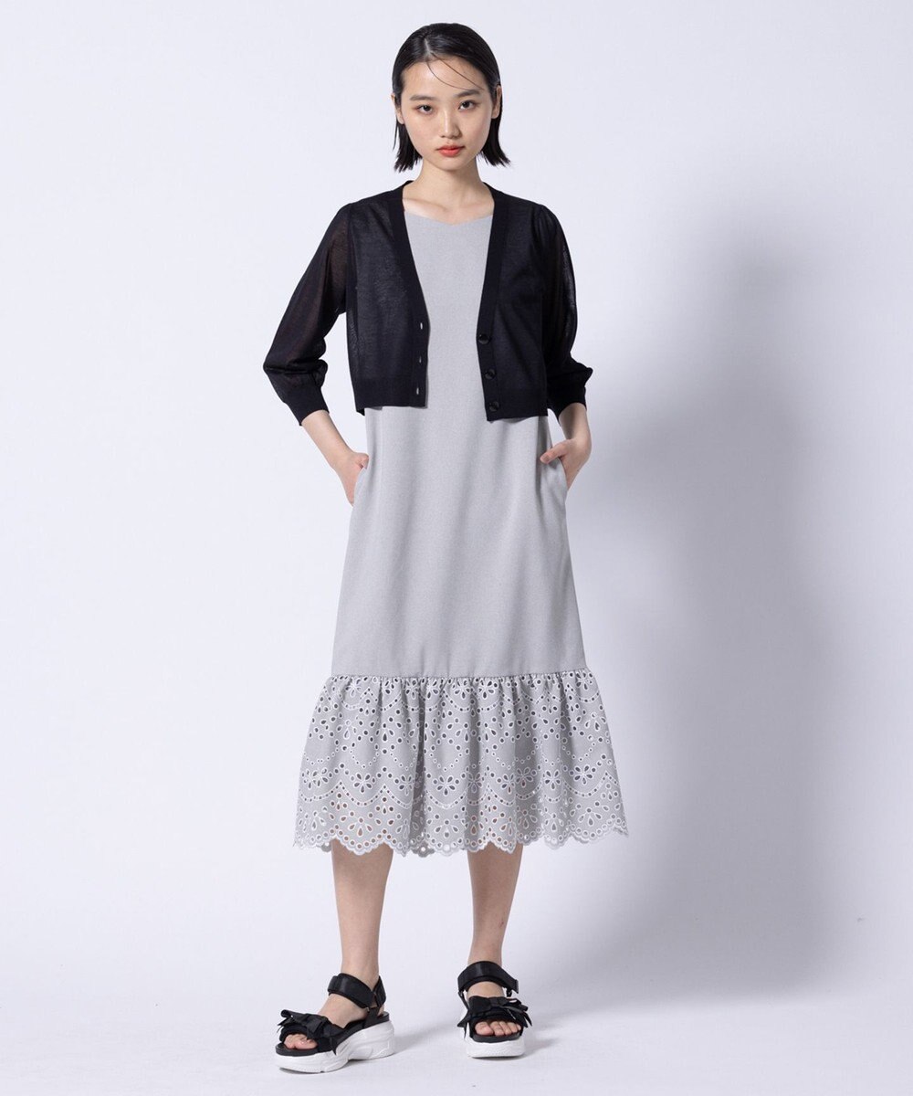 TOCCA 【美人百花掲載】SHEER BUBBLE KNIT ニットカーディガン 