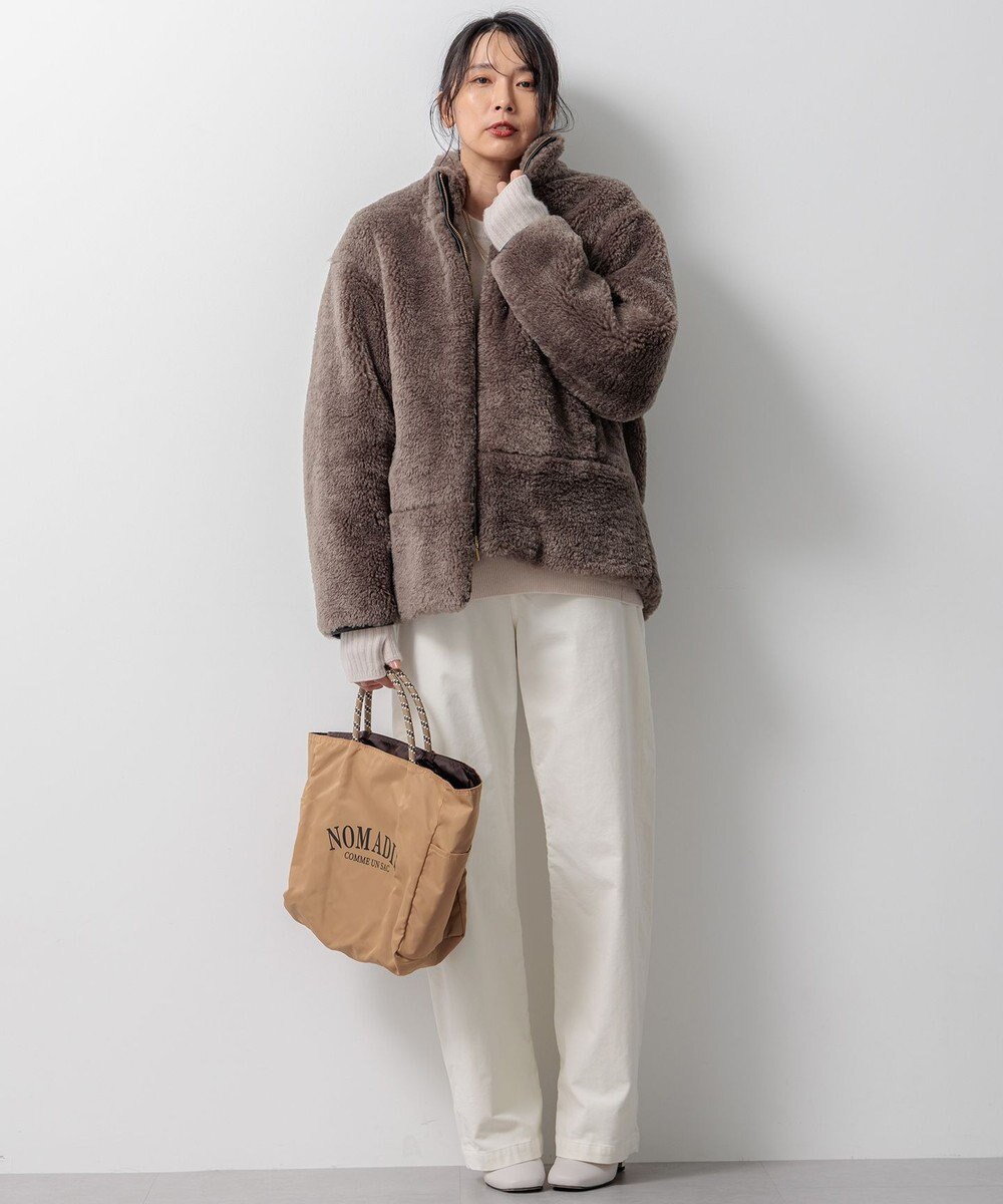 23区 【洗える】ピュアカシミヤ アームウォーマー 